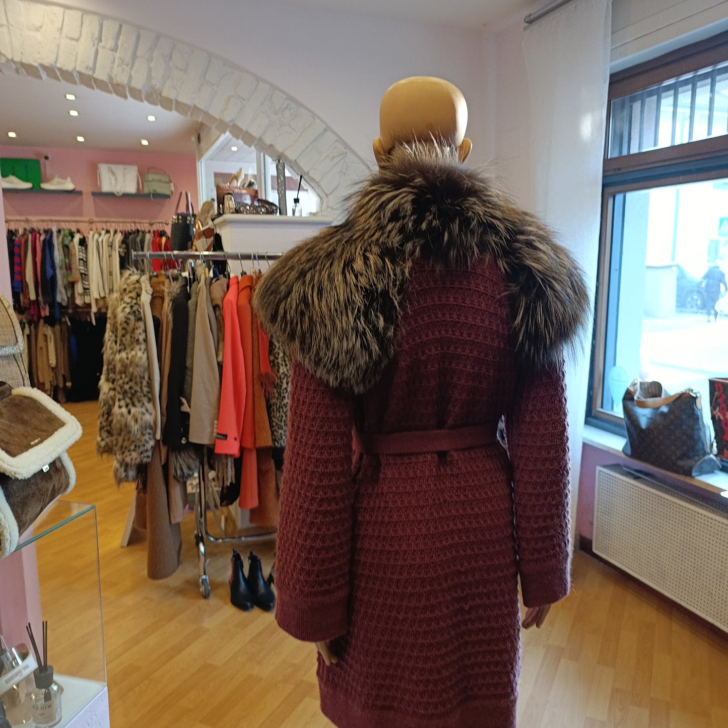 Cardigan Missoni lana & volpe tg 42