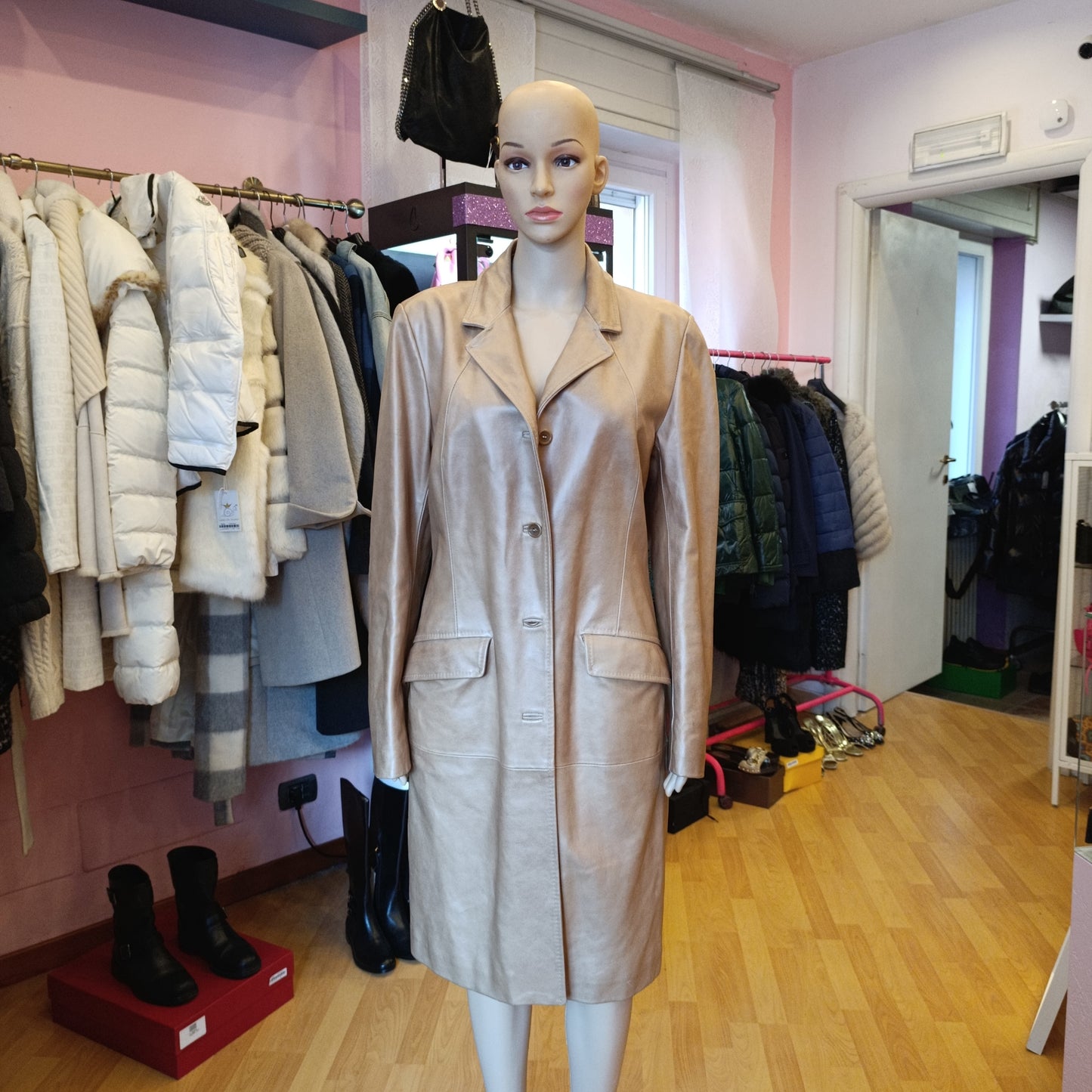 Trench in pelle Santino tg 44