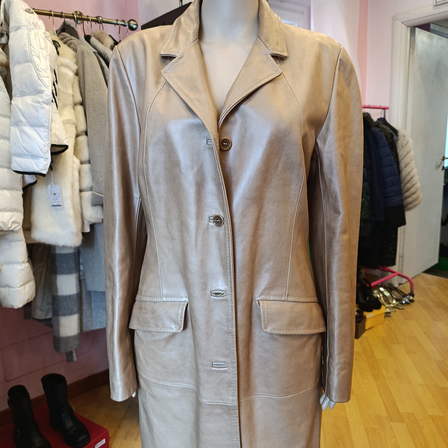 Trench in pelle Santino tg 44