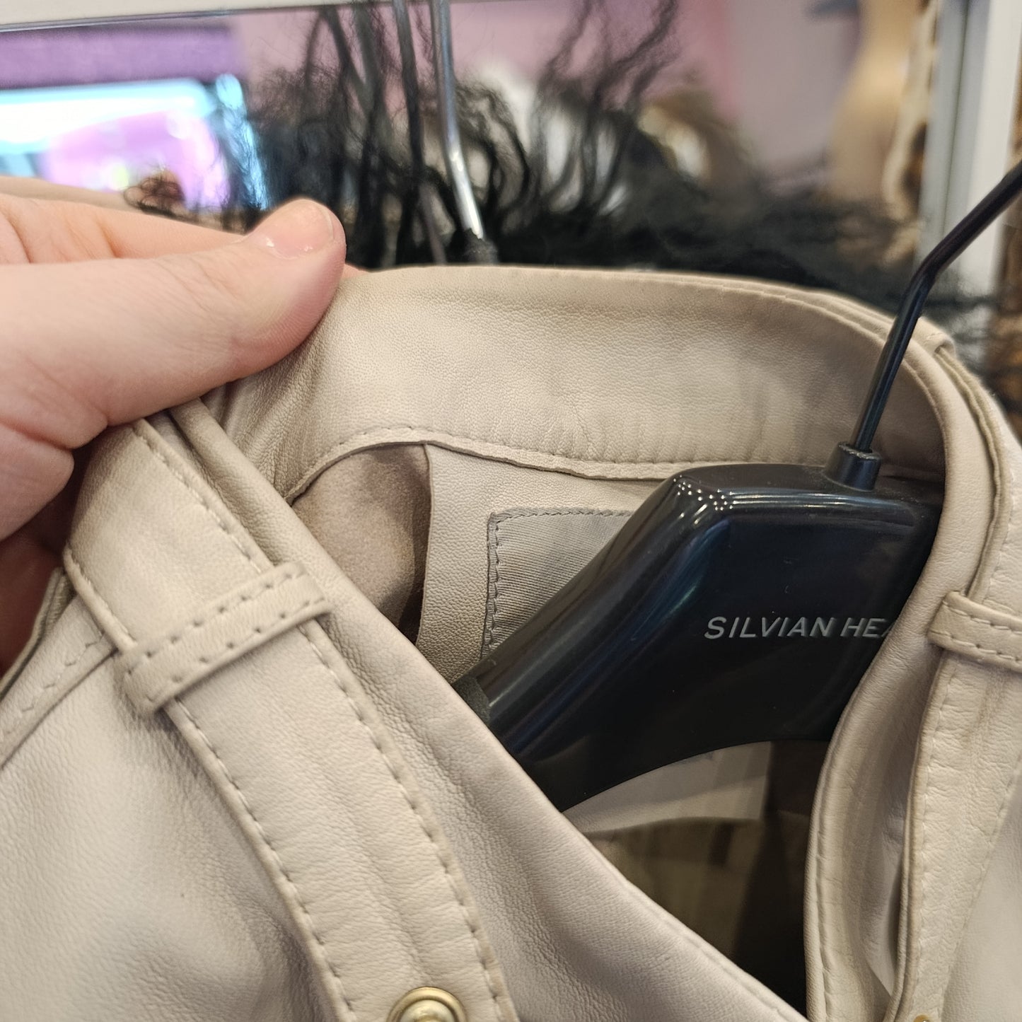 Giacca pelle Pinko tg 40