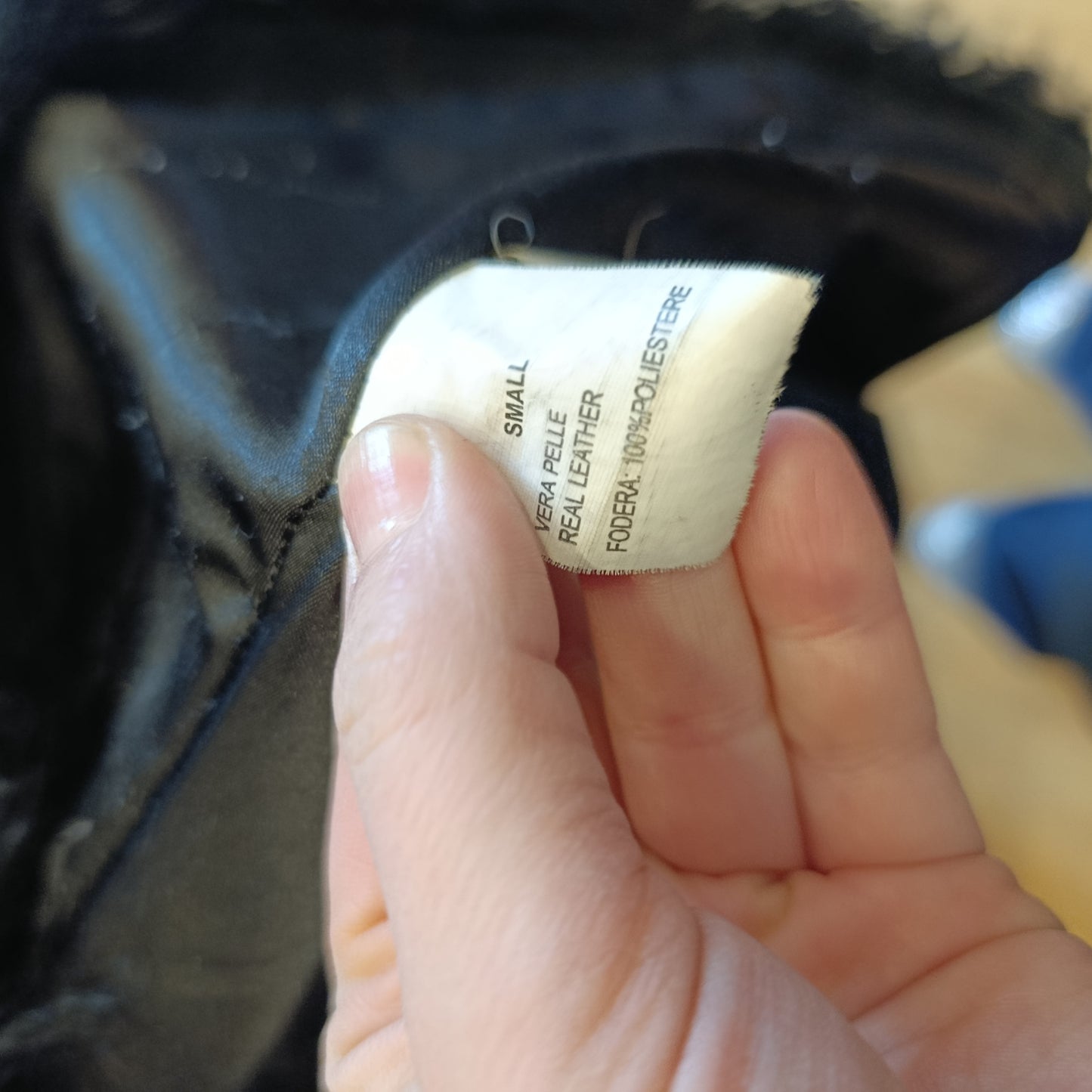 Giacca pelle&pelo tg S