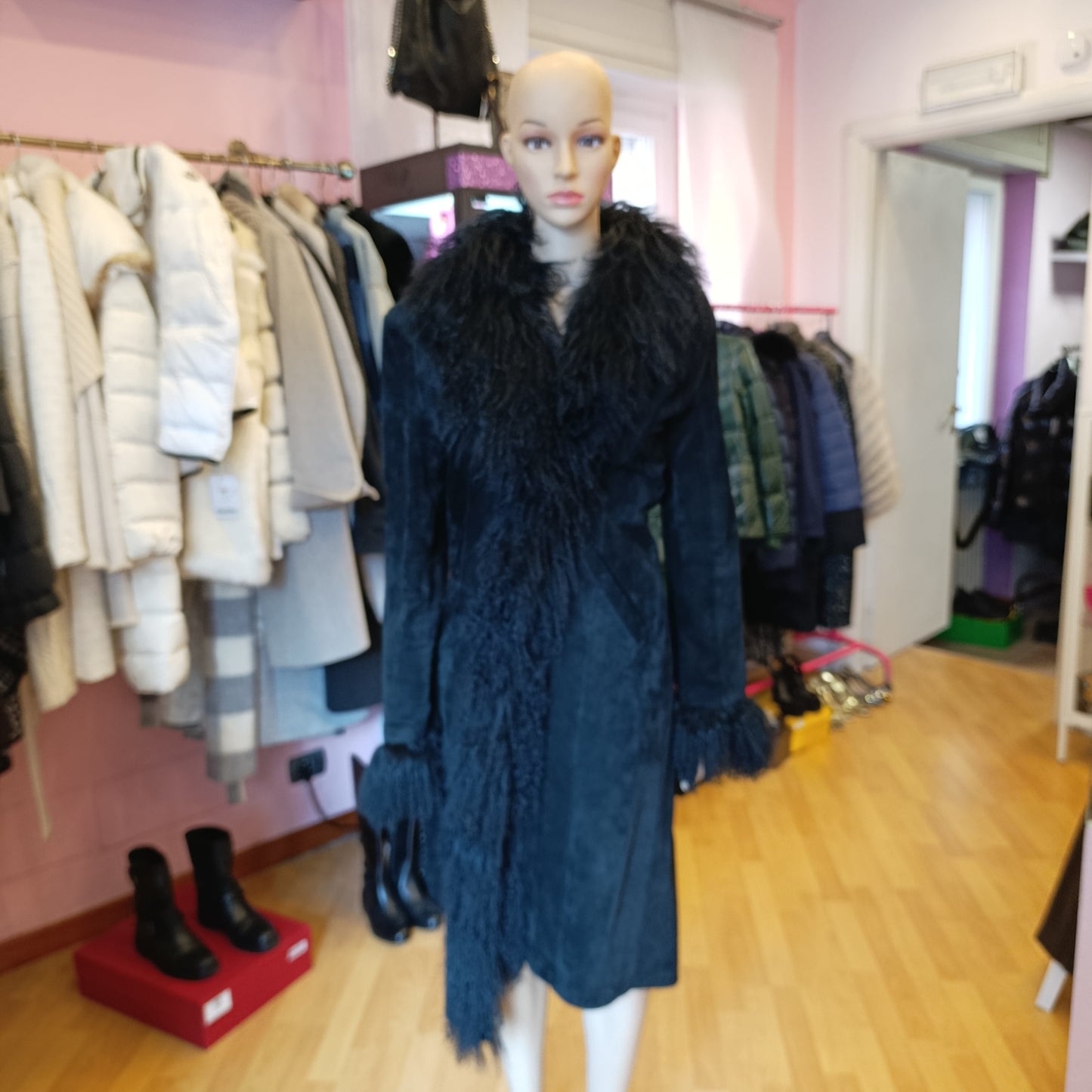 Giacca pelle&pelo tg S