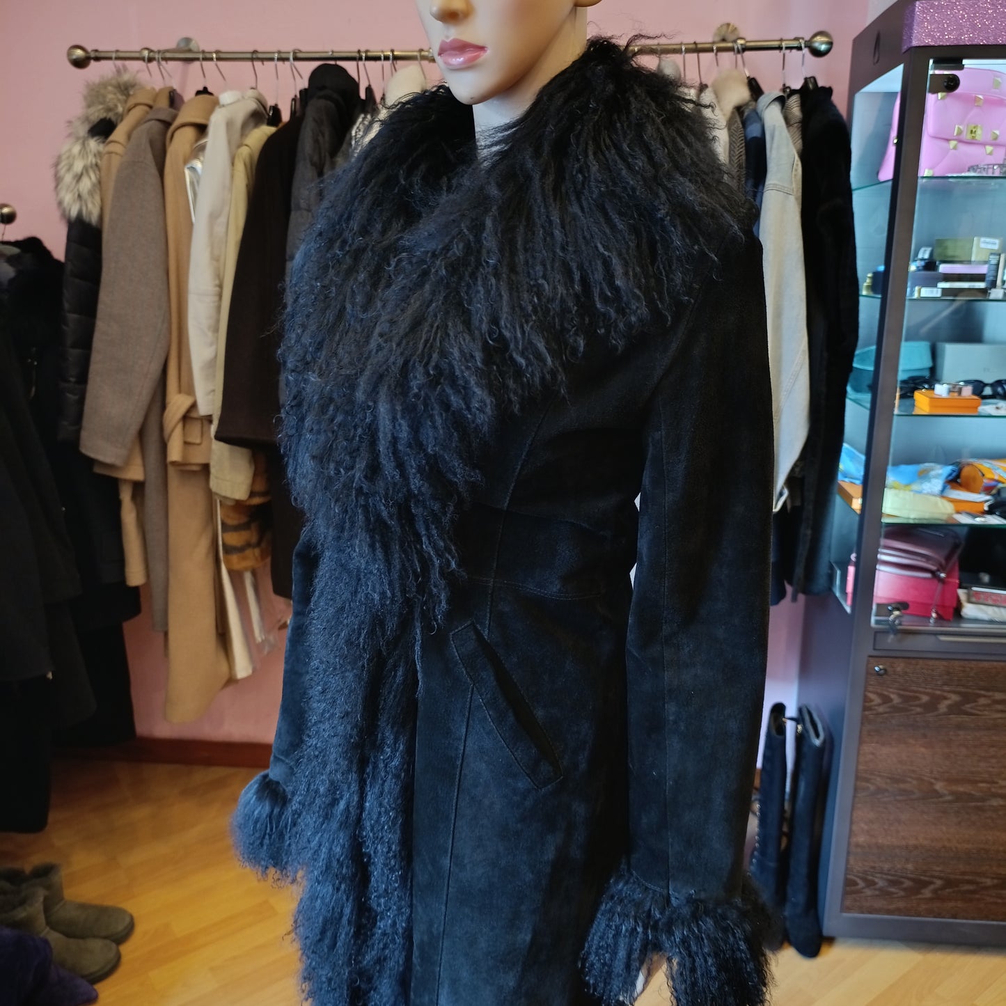 Giacca pelle&pelo tg S