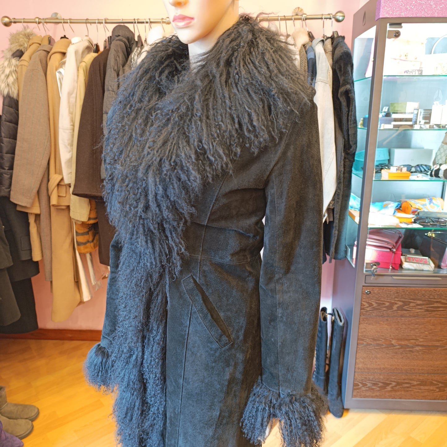 Giacca pelle&pelo tg S