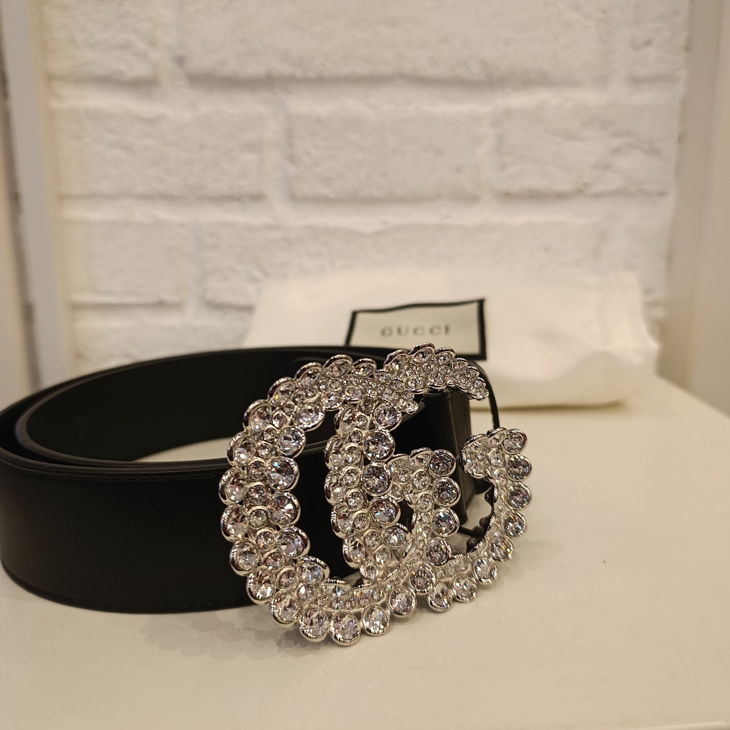 Cintura Gucci glitter mis 90