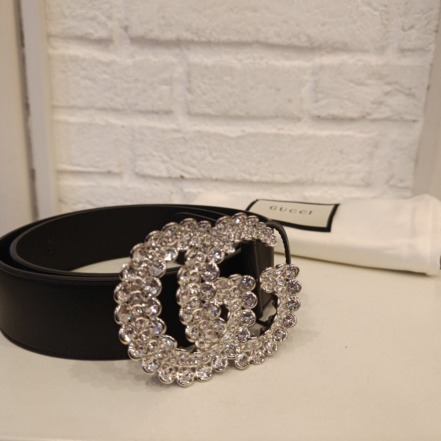 Cintura Gucci glitter mis 90