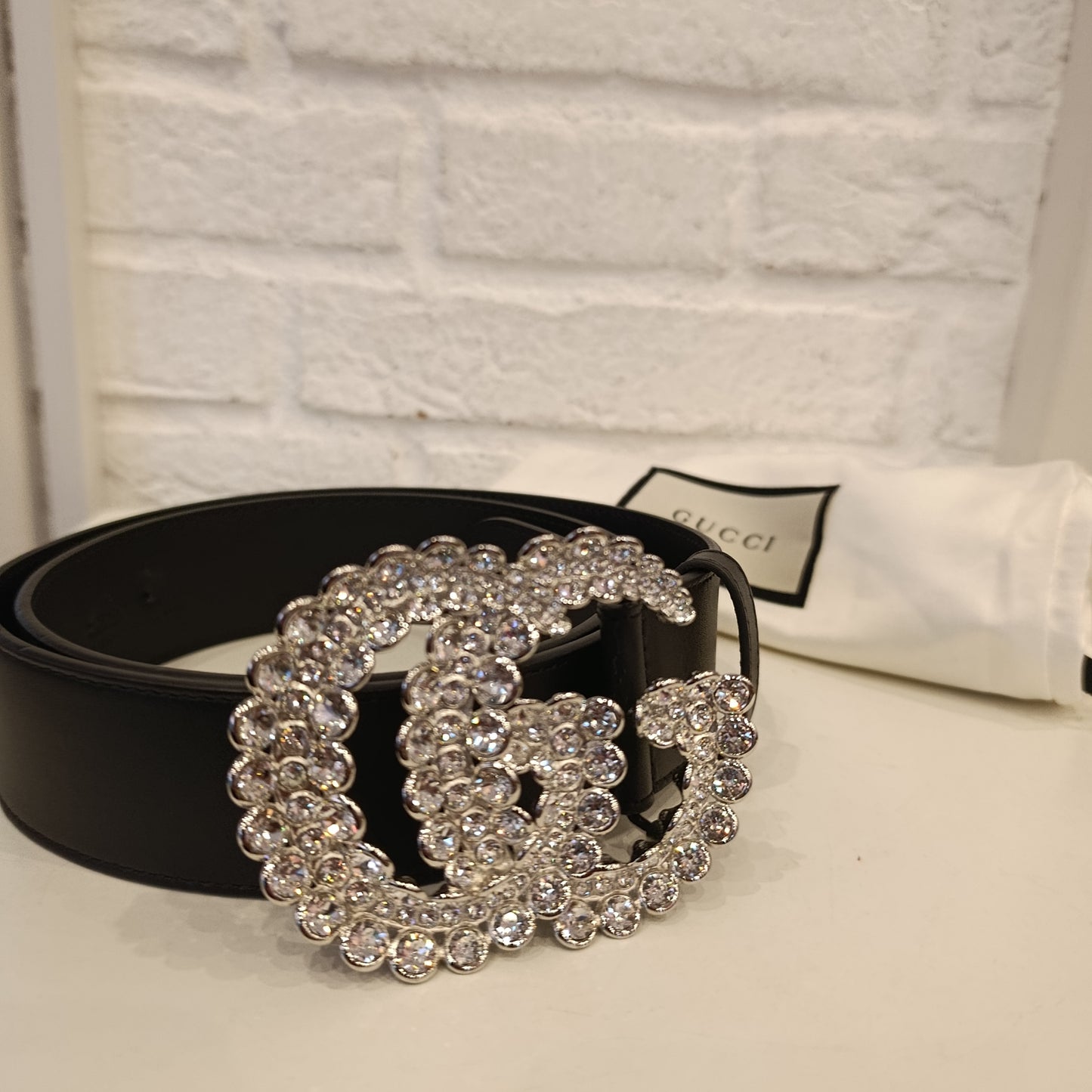 Cintura Gucci glitter mis 90