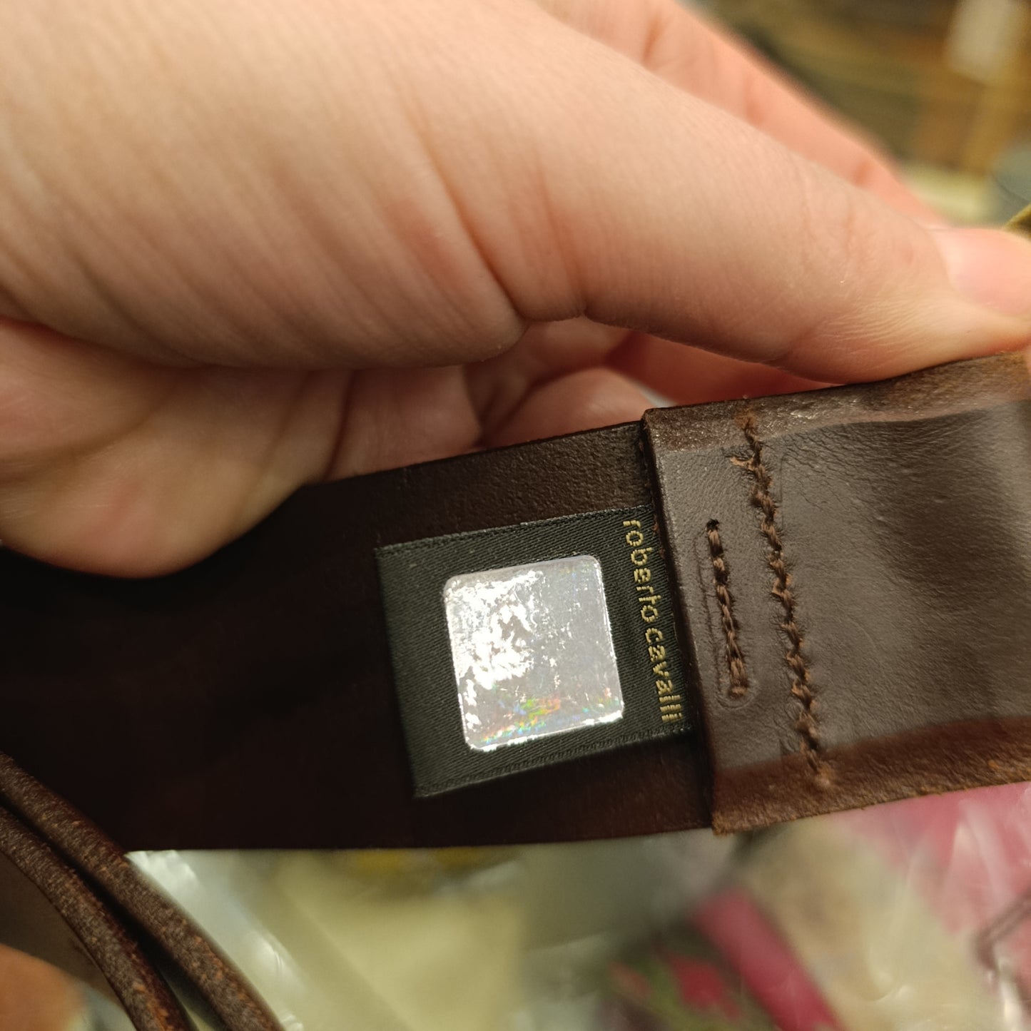 Cintura Cavalli marrone mis 90