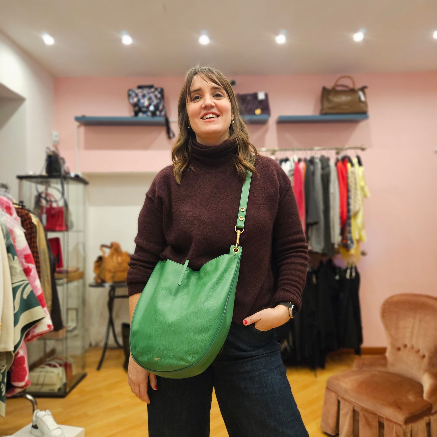 Borsa Céline Hobo Trotteur