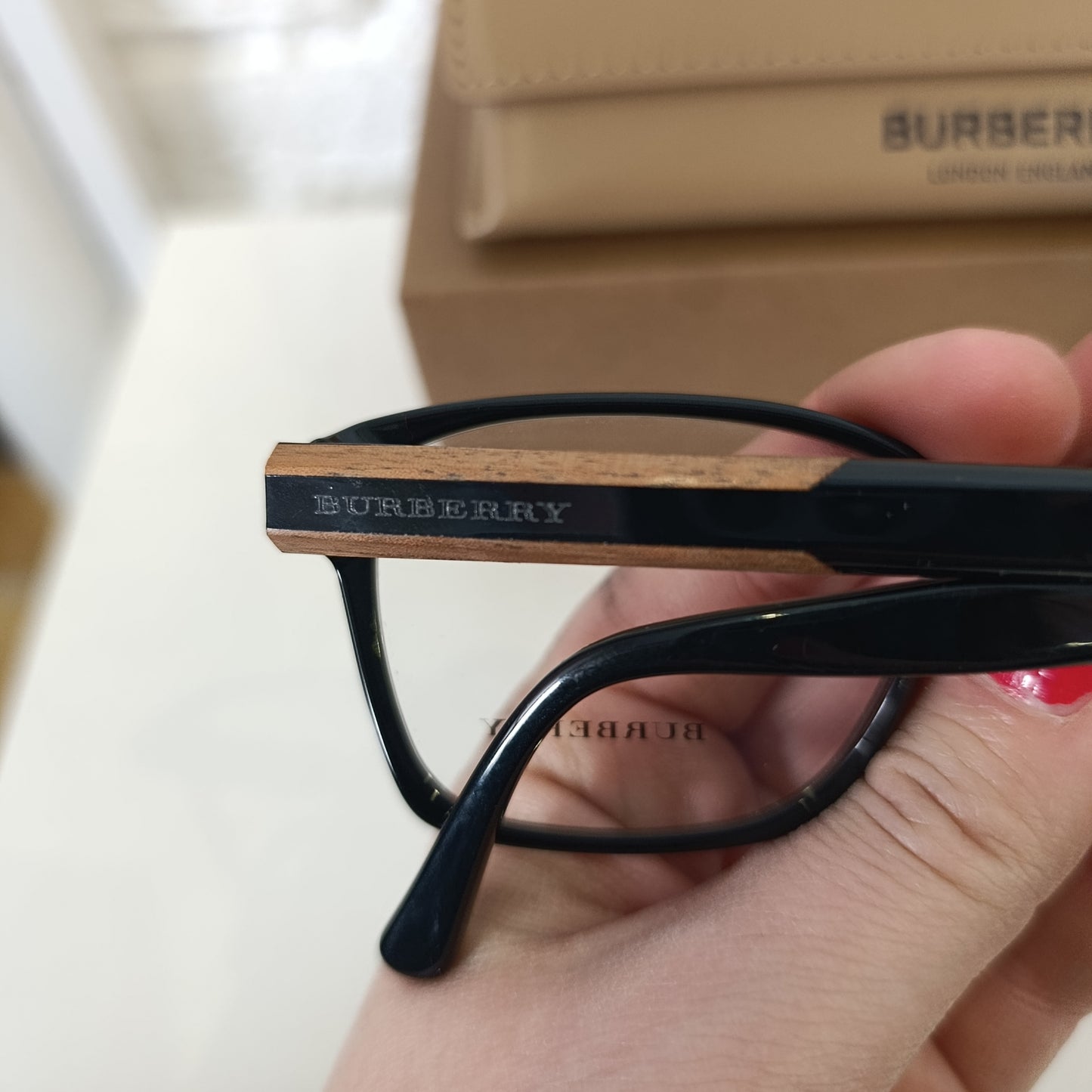 Occhiali Burberry montatura pari al nuovo