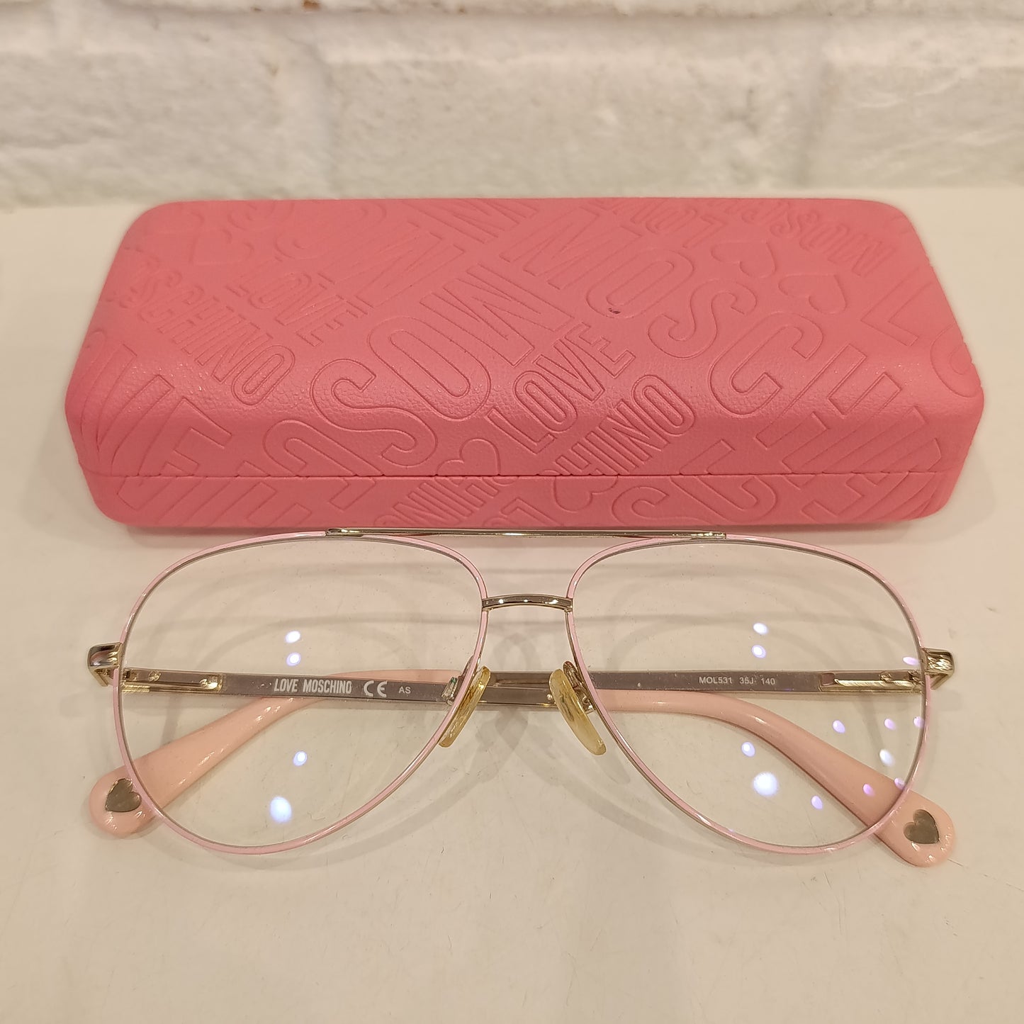 Montatura Love Moschino rosa