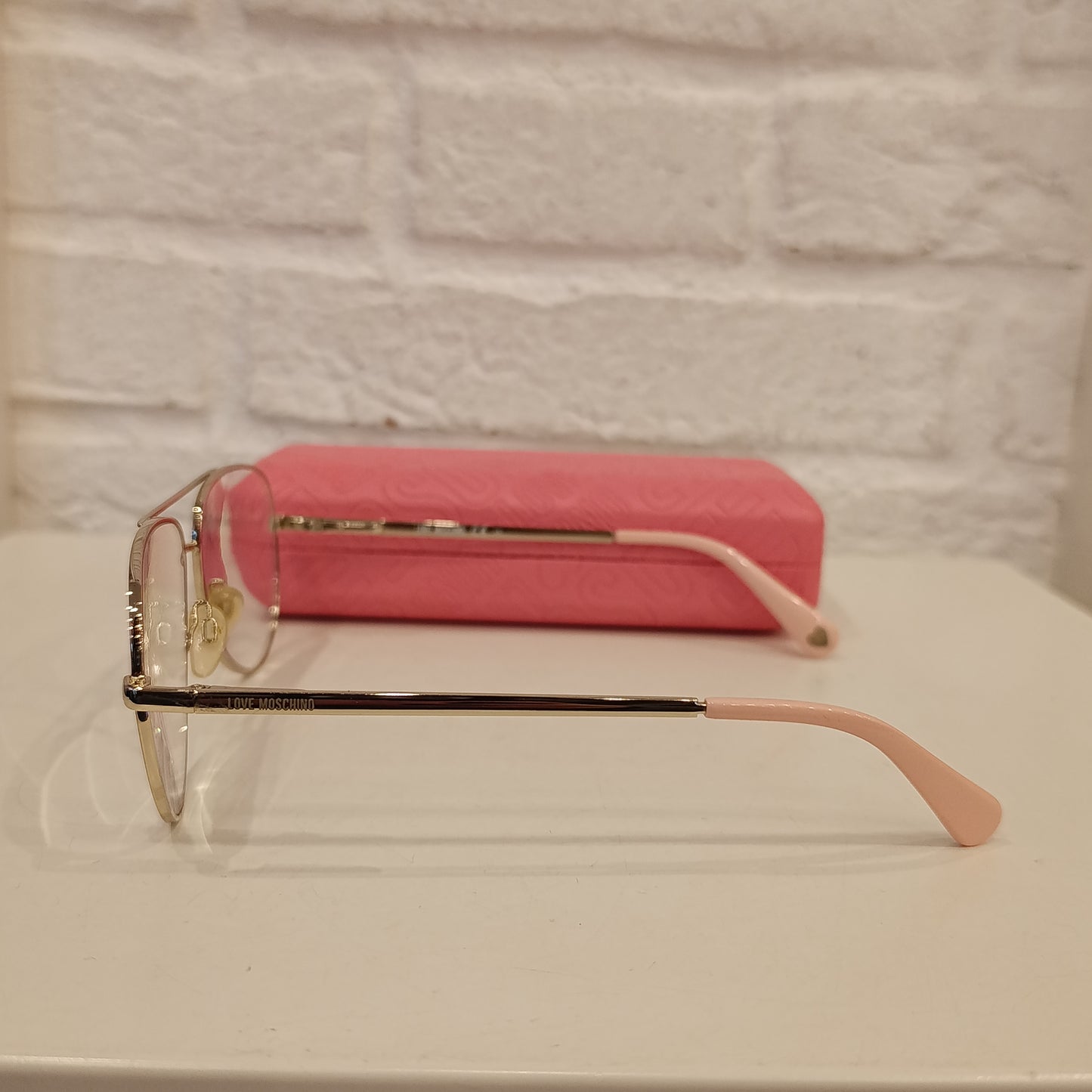 Montatura Love Moschino rosa