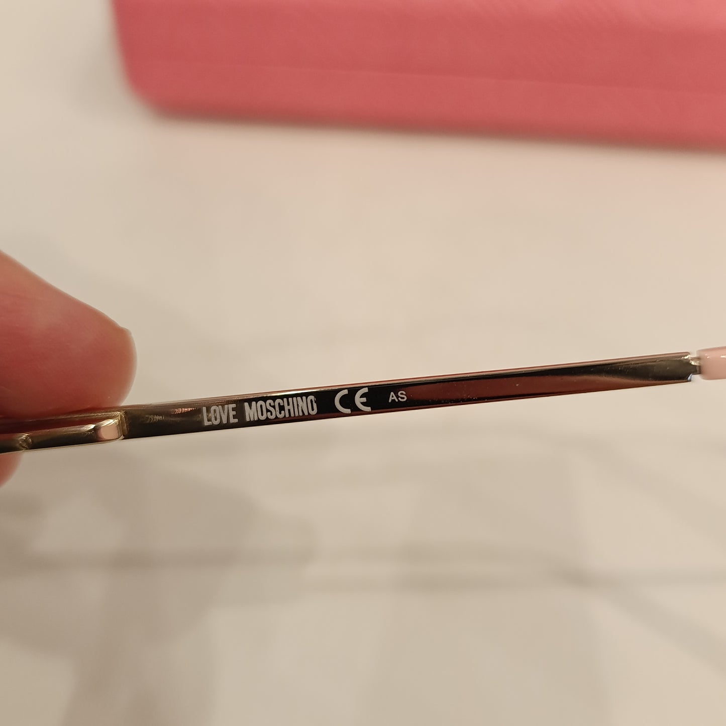 Montatura Love Moschino rosa