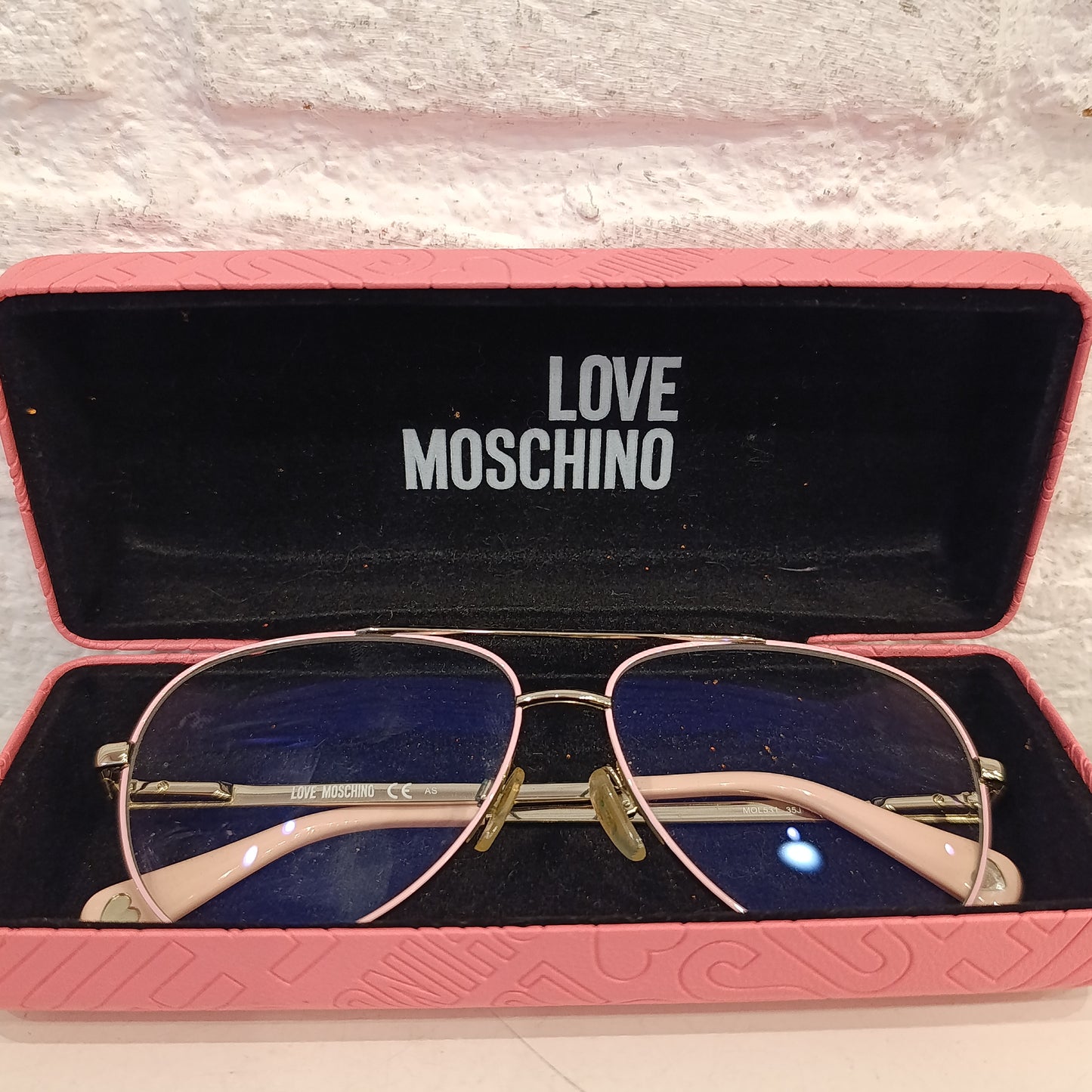 Montatura Love Moschino rosa