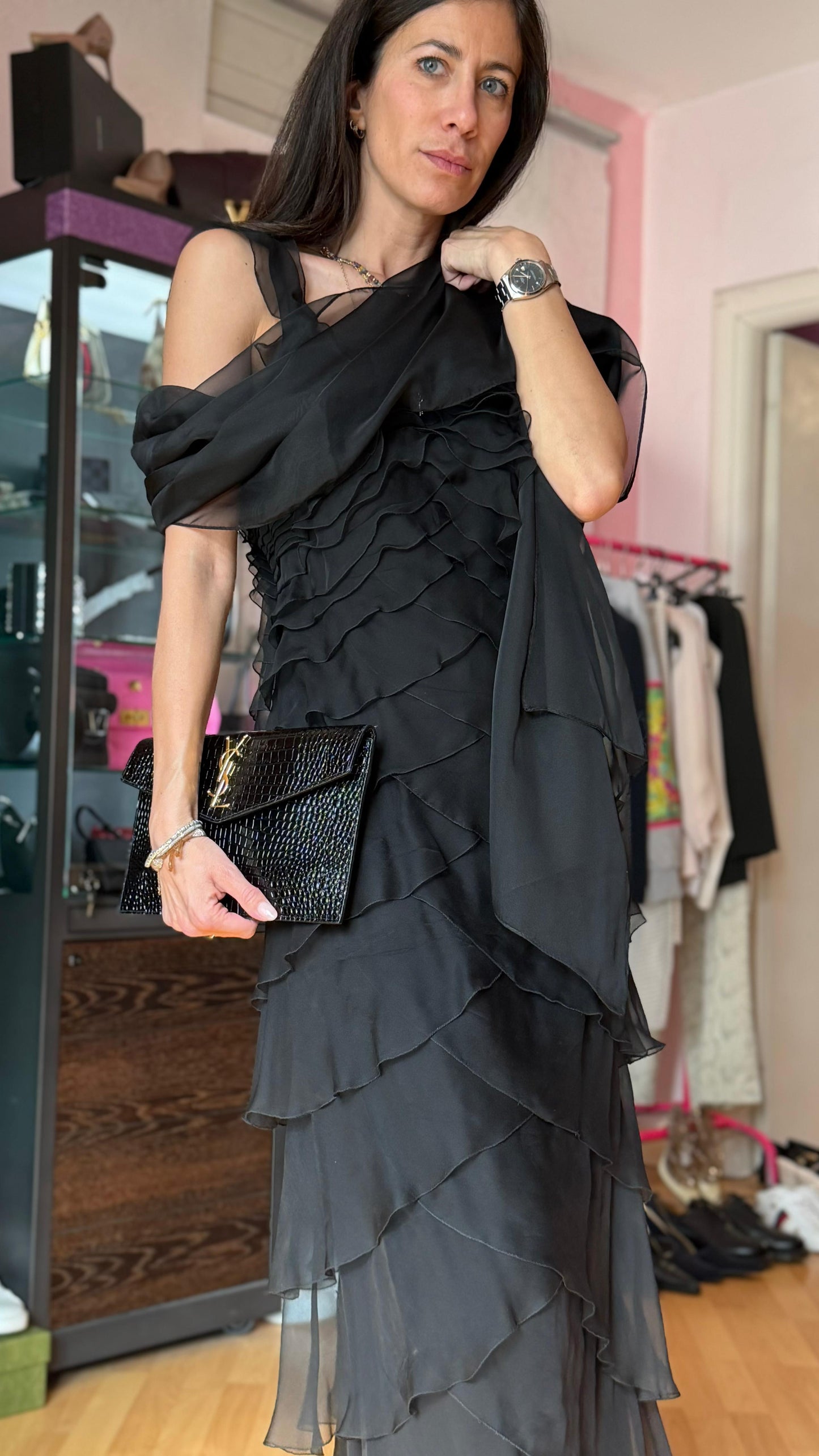 Abito Alberta Ferretti seta tg 40/42