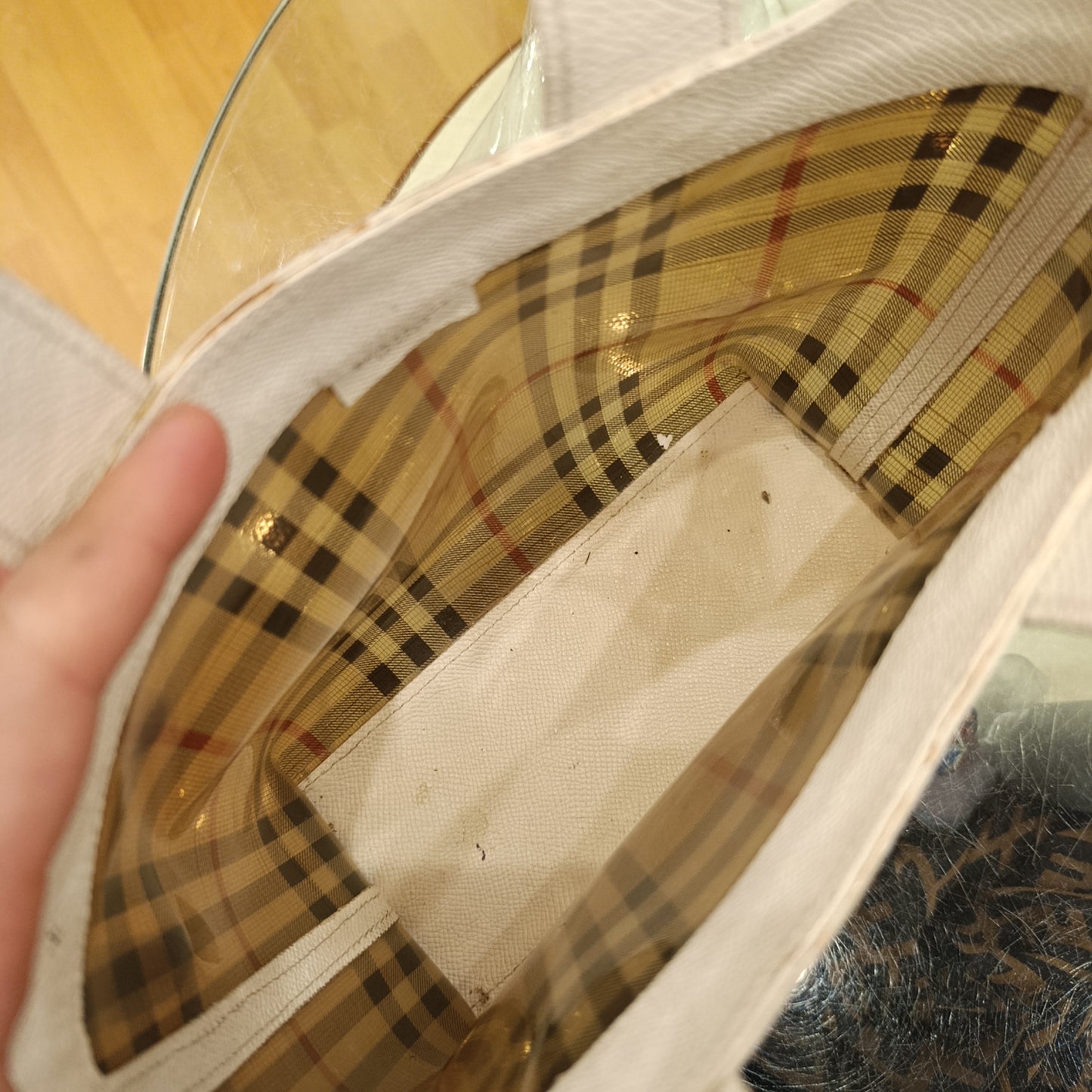 Borsetta Burberry plastica