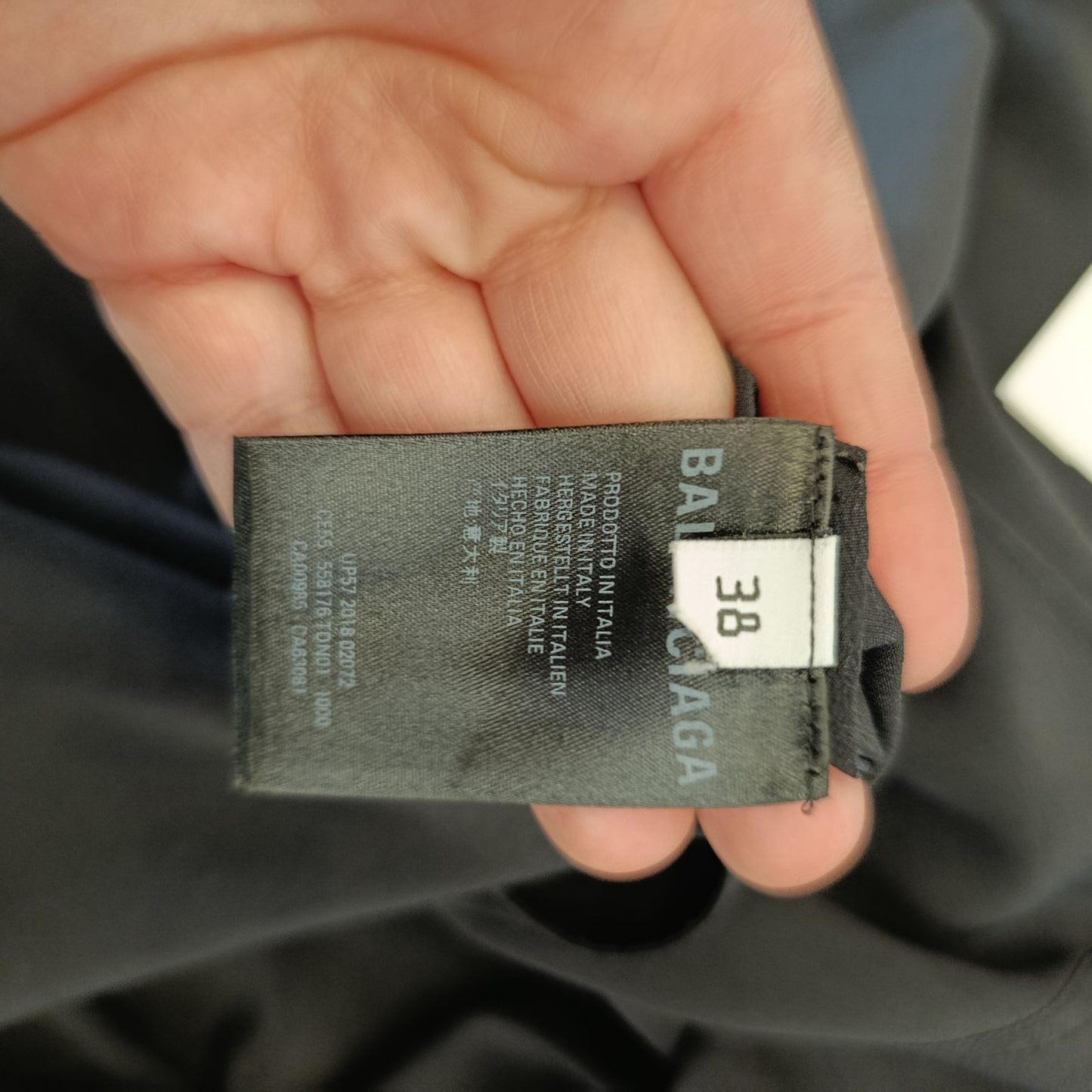 Camicia Balenciaga tg 38 misto seta