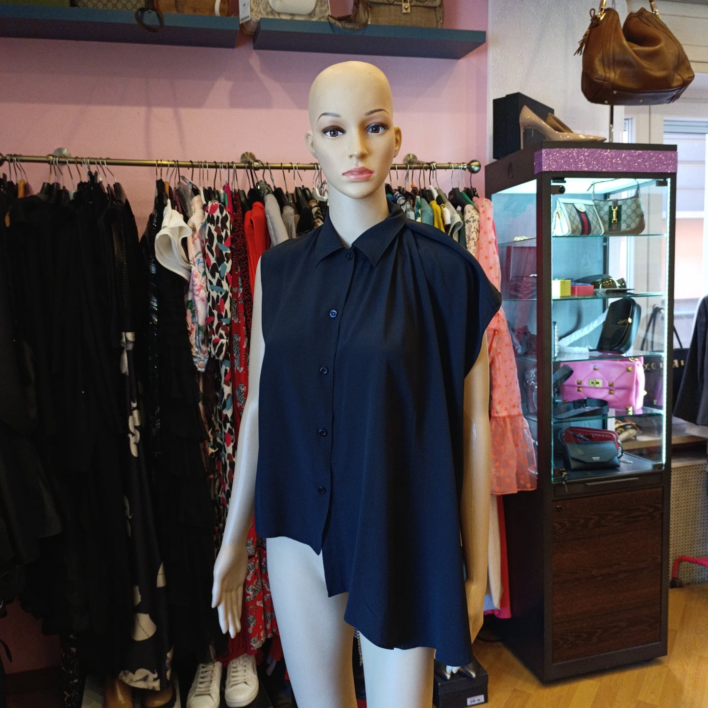 Camicia Balenciaga tg 38 misto seta