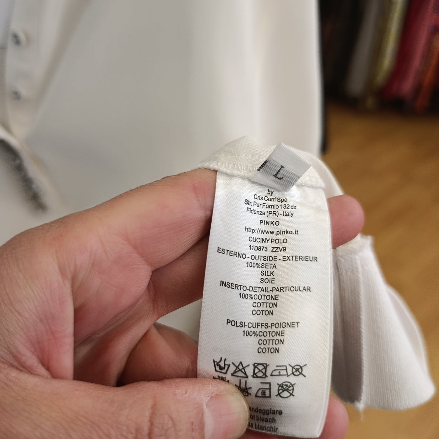 Polo Pinko tg L con strass