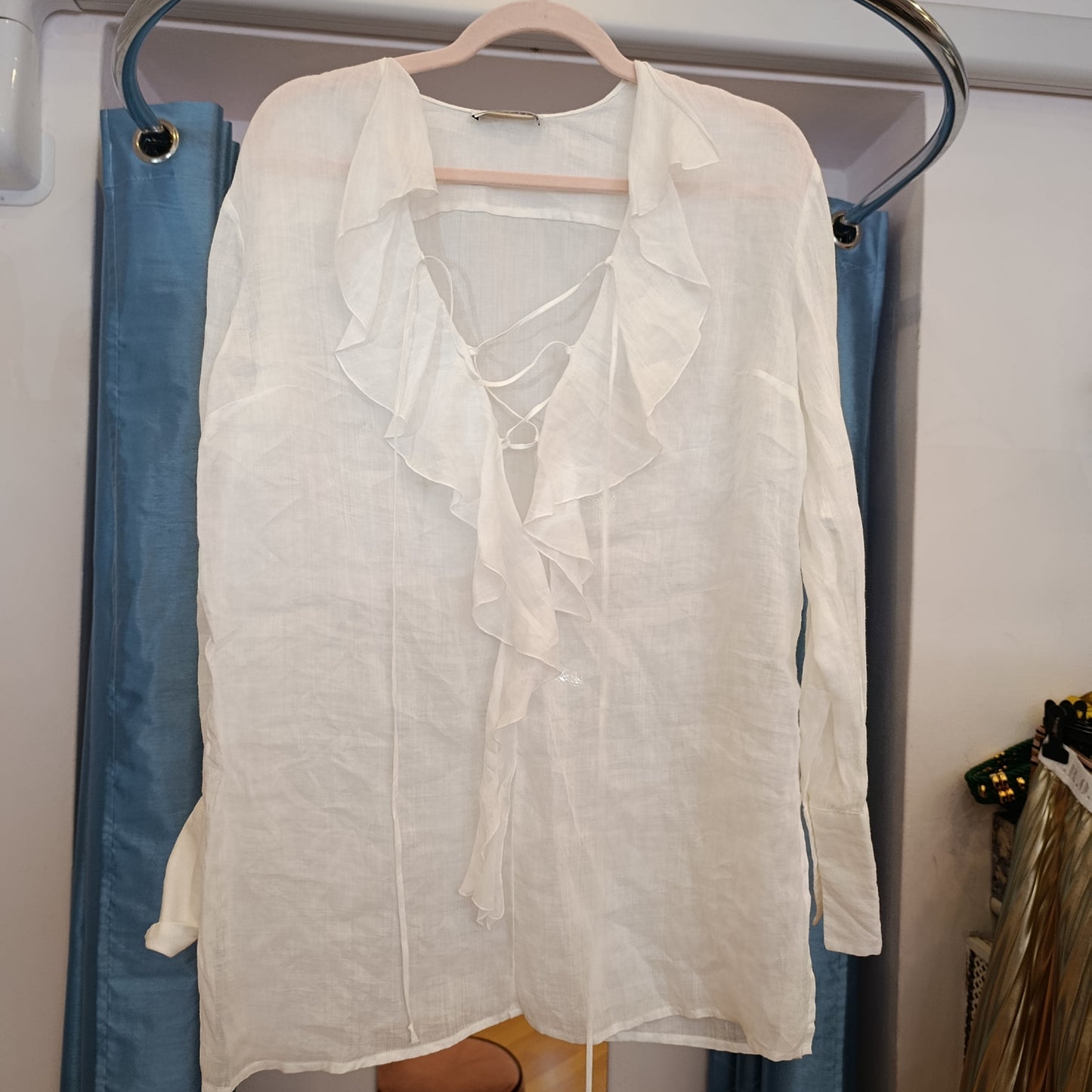 Camicia Dondup con volant tg 46