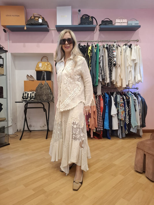 Completo lino vintage tg M
