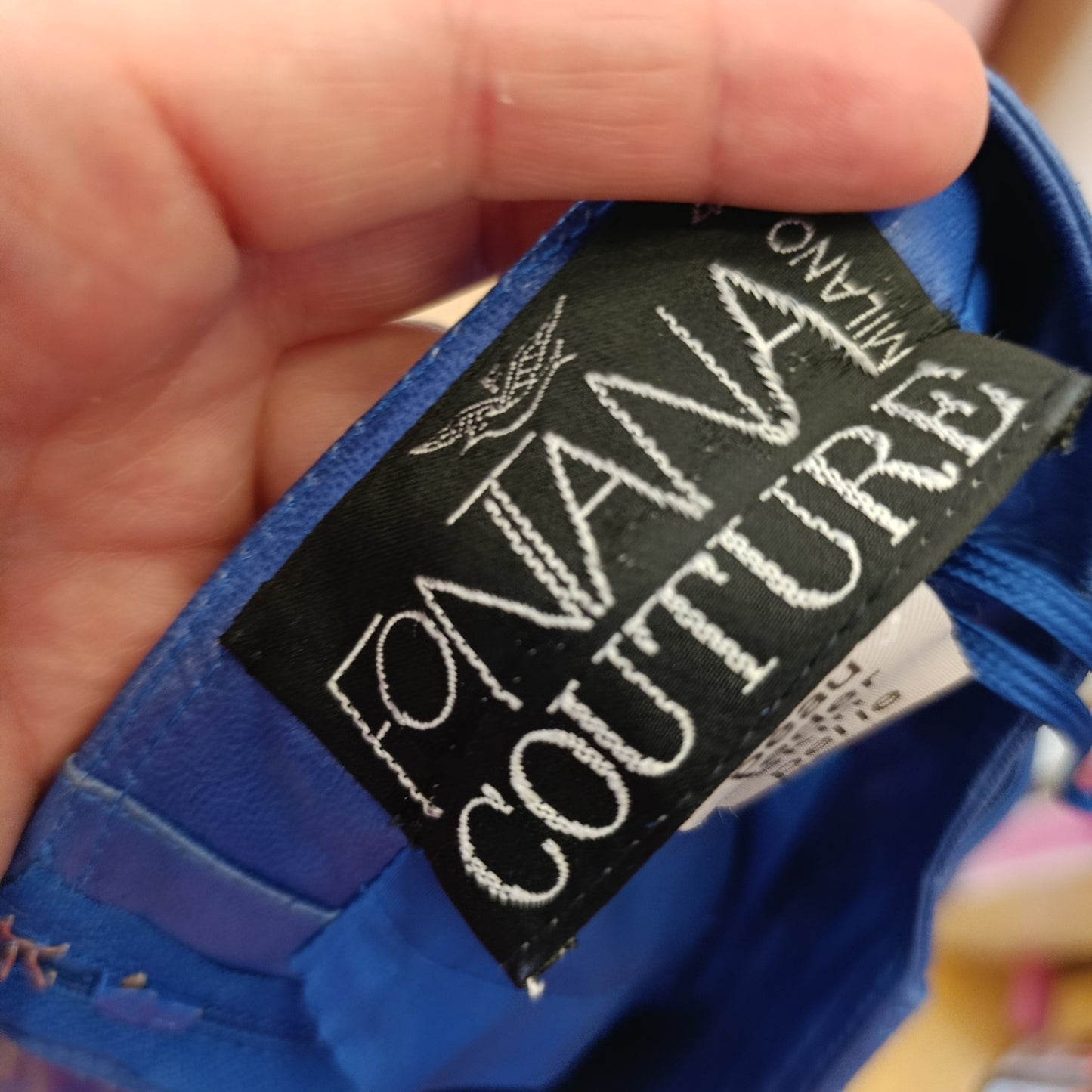Gonna Fontana Couture pelle tg 42