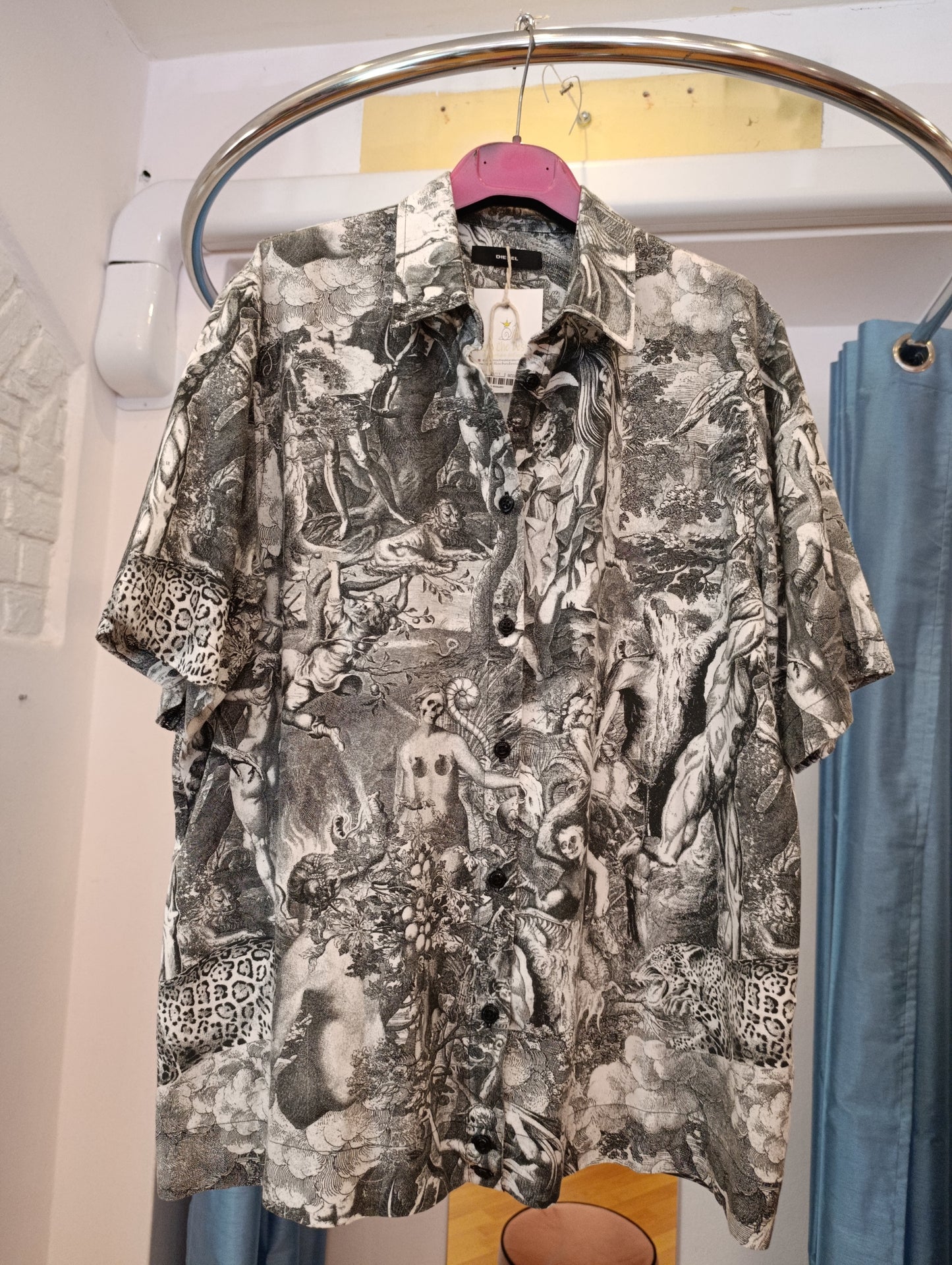Camicia stampa Diesel tg S over