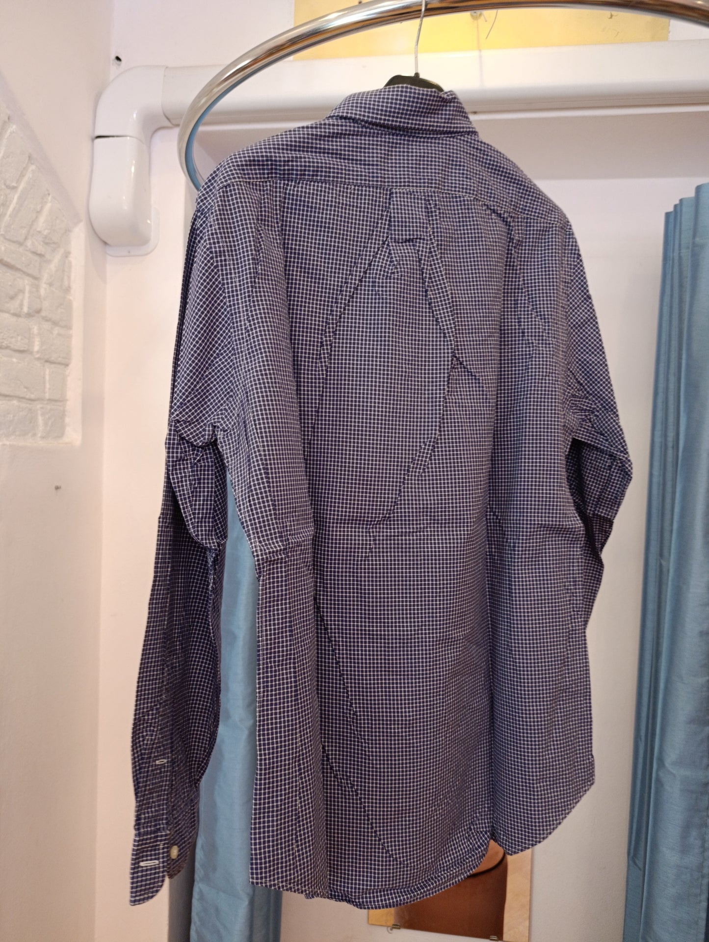Camicia Ralph Lauren a quadretti blu bianca tg M