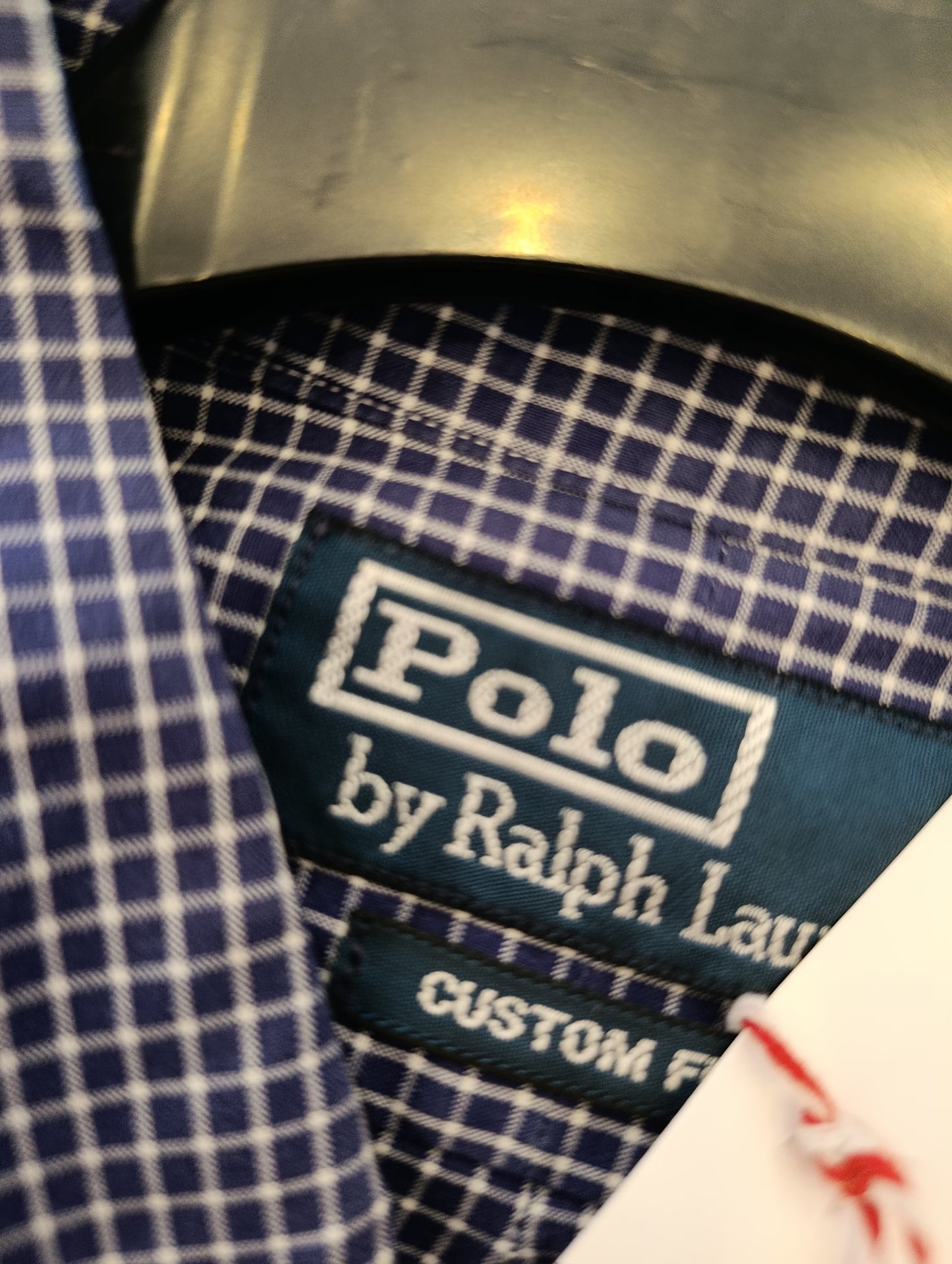 Camicia Ralph Lauren a quadretti blu bianca tg M