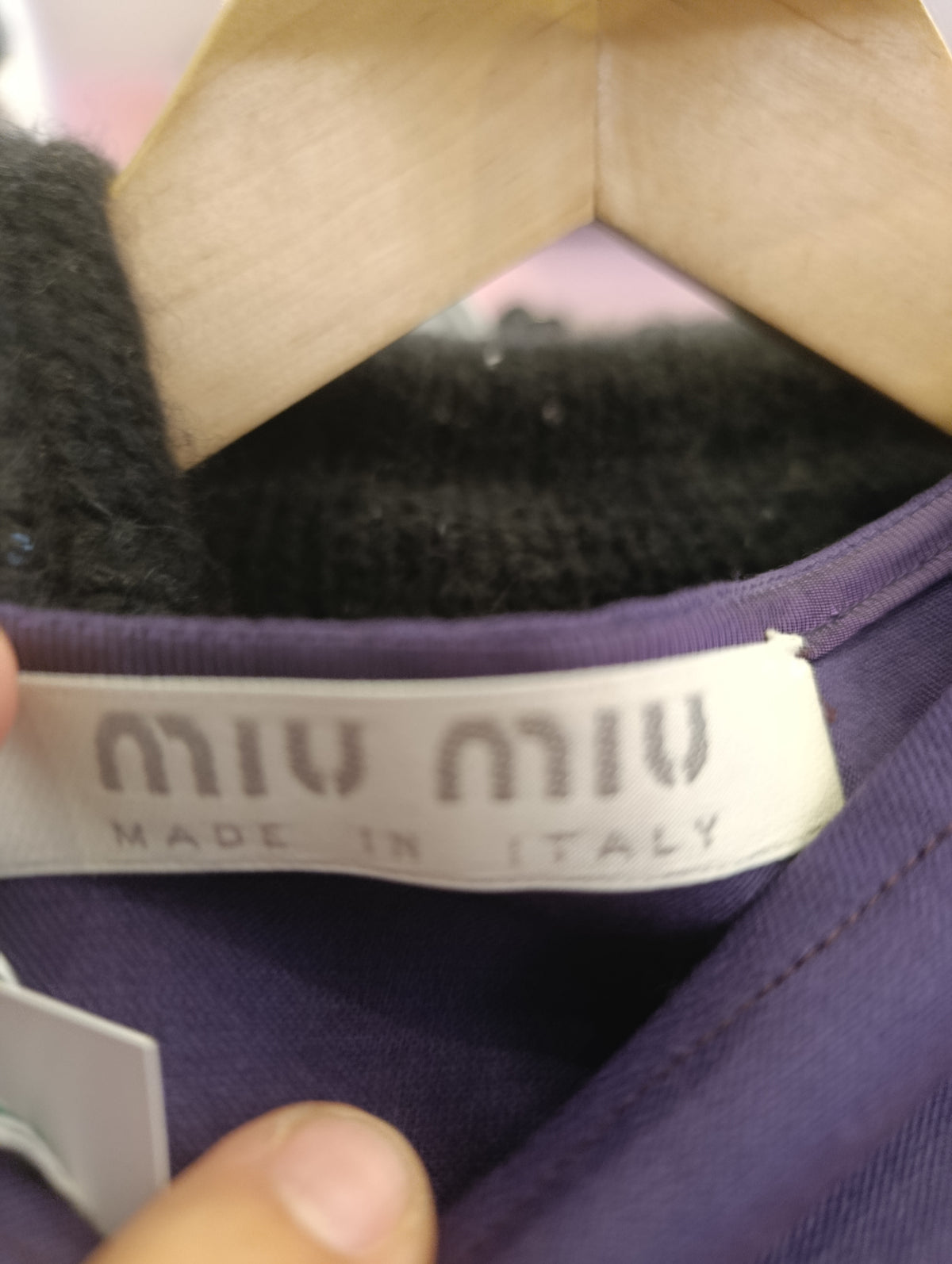 Minigonna Miu Miu viola tg 40
