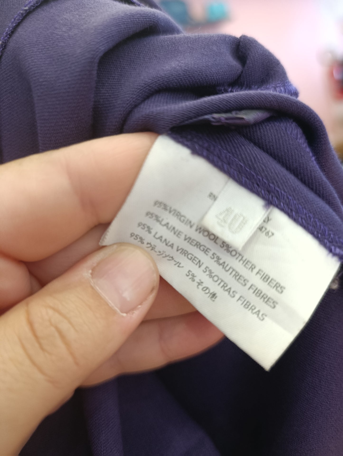Minigonna Miu Miu viola tg 40