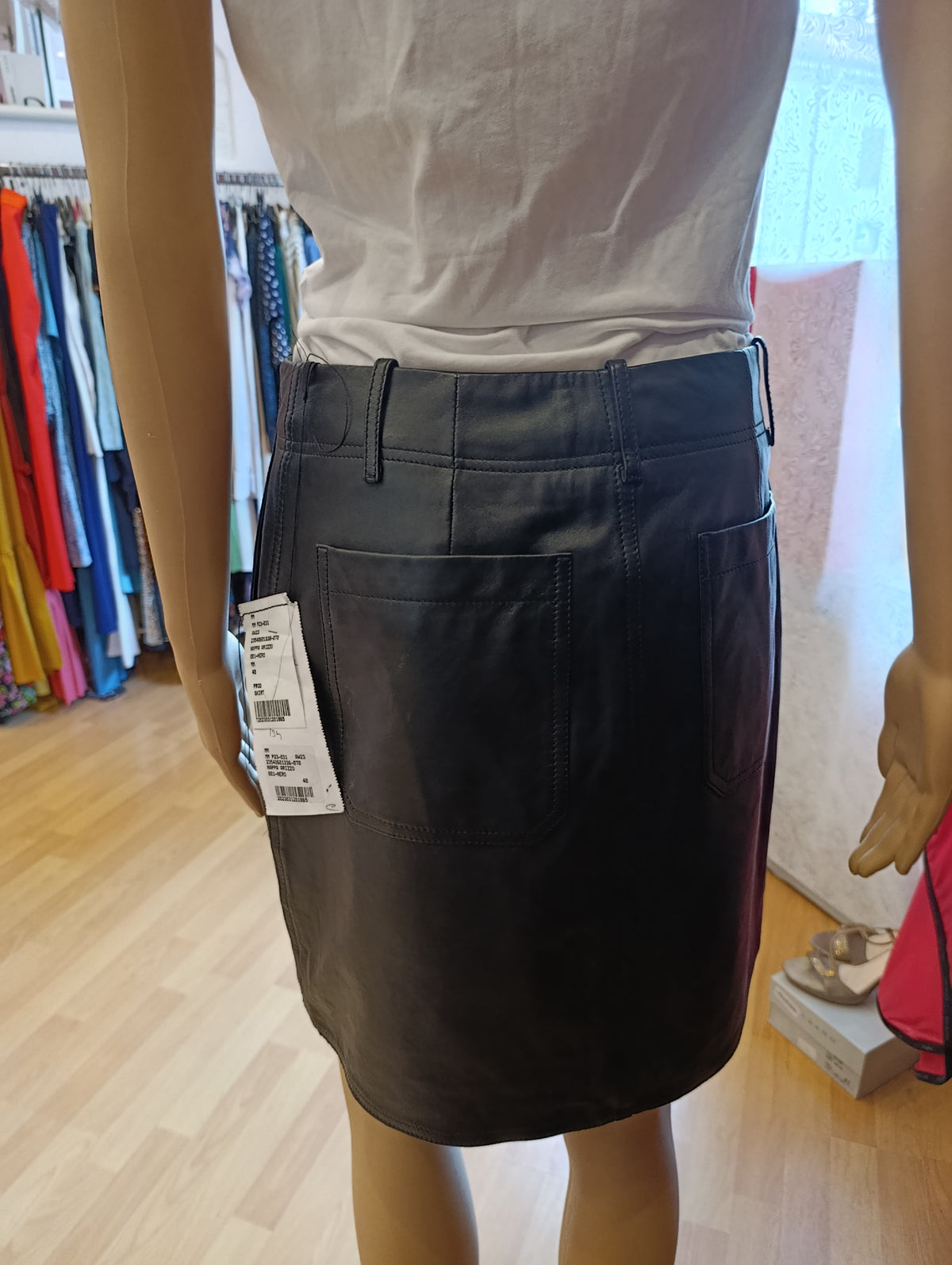 Minigonna pelle MaxMara nuova tg 40