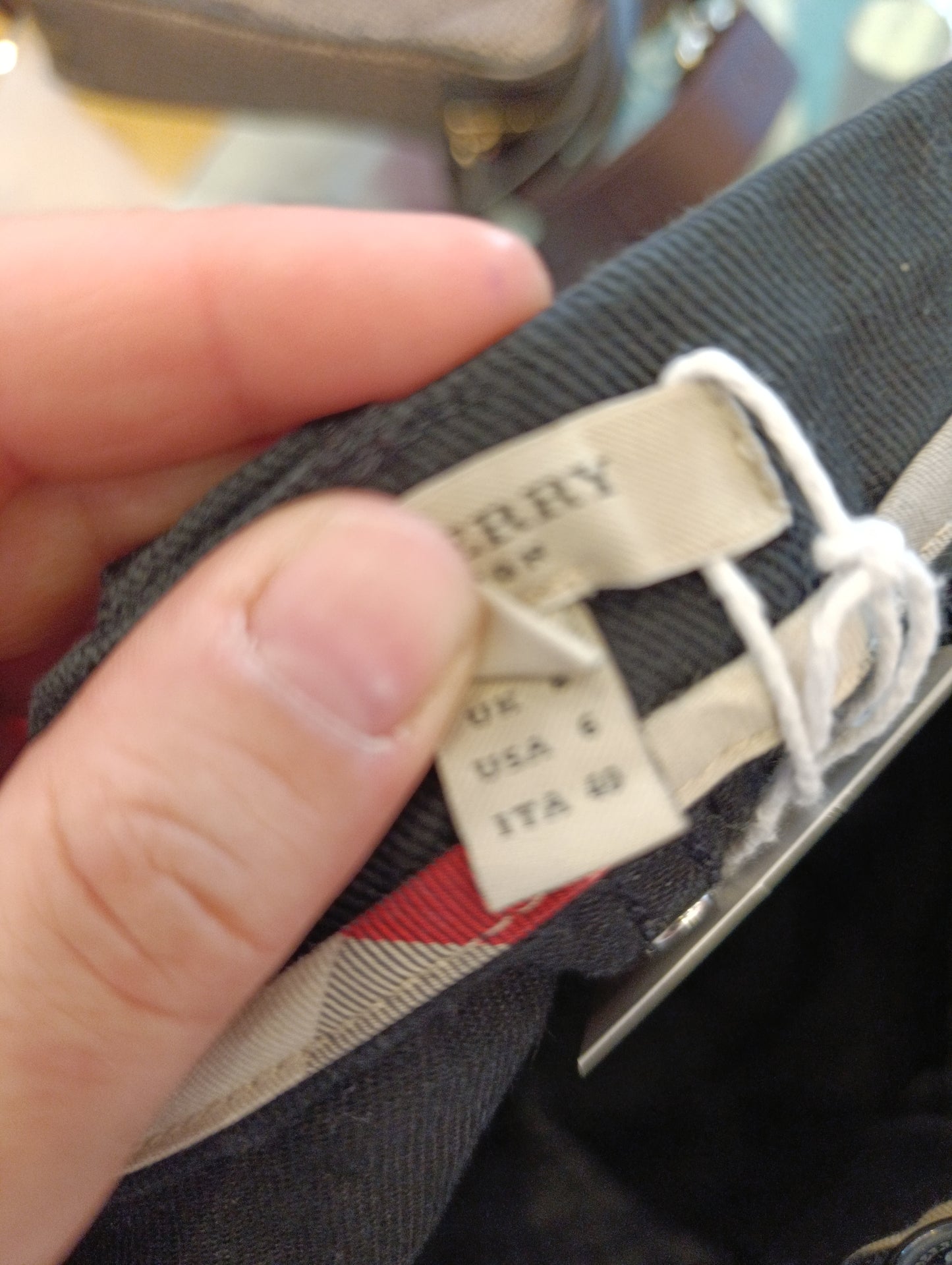 Pantalone Burberry tg 40 abbondante