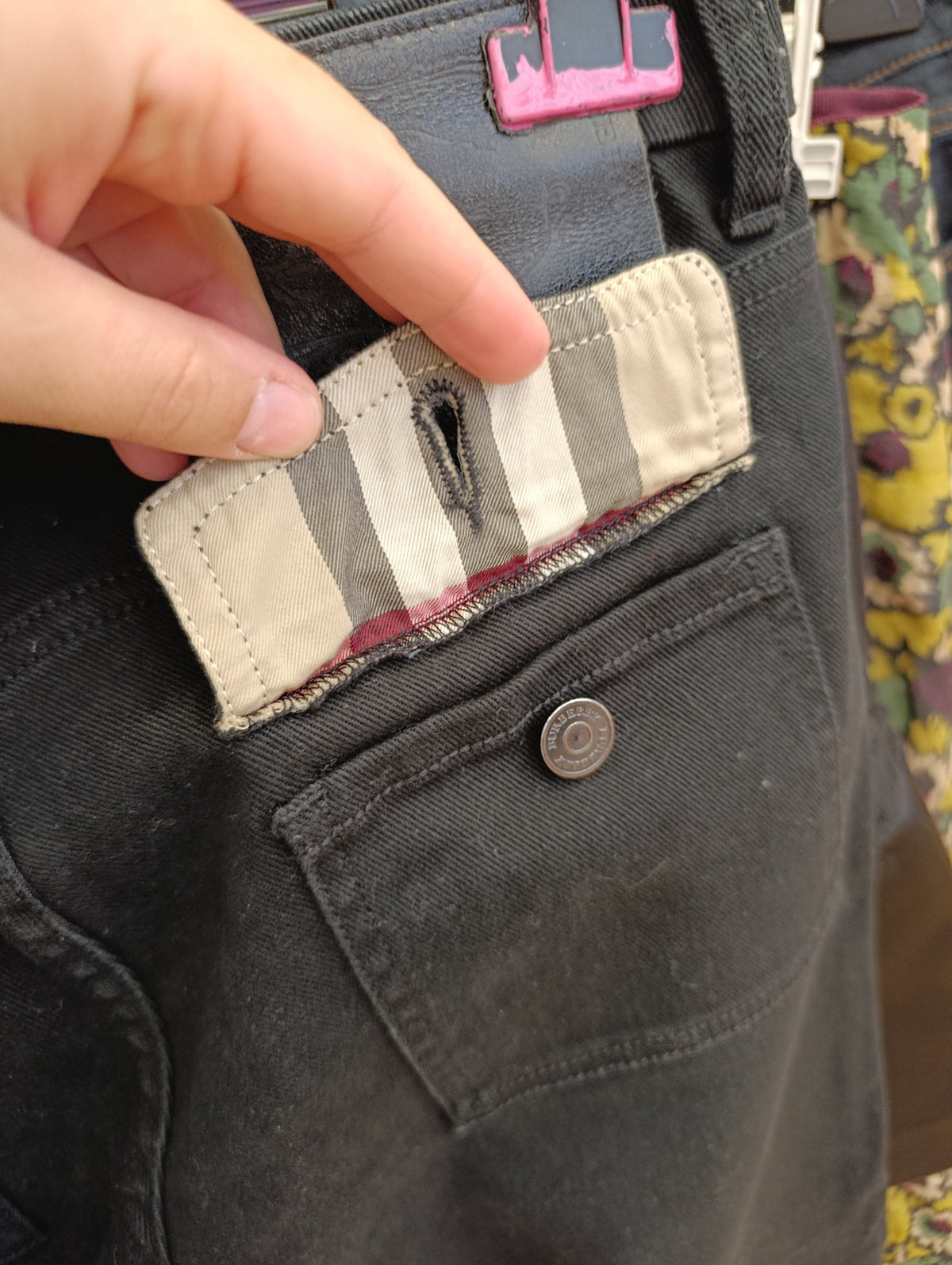Pantalone Burberry tg 40 abbondante