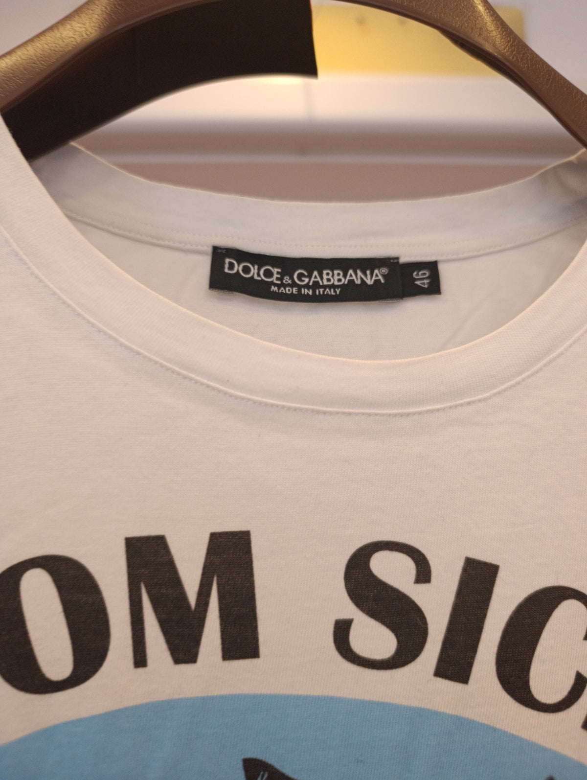 T-shirt Dolce&Gabbana scritta tg 46