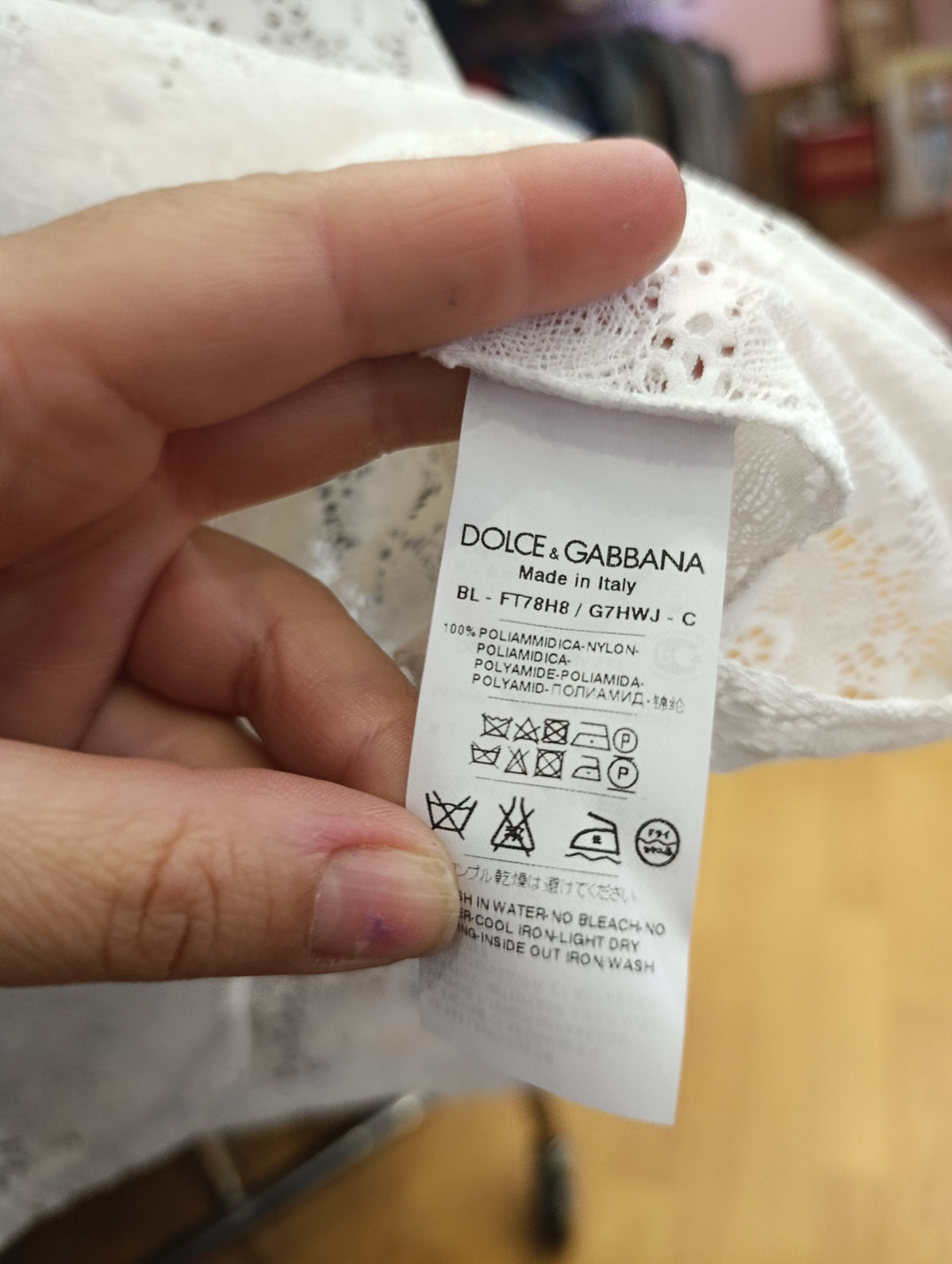Maglia pizzo Dolce& Gabbana tg 44 nuova