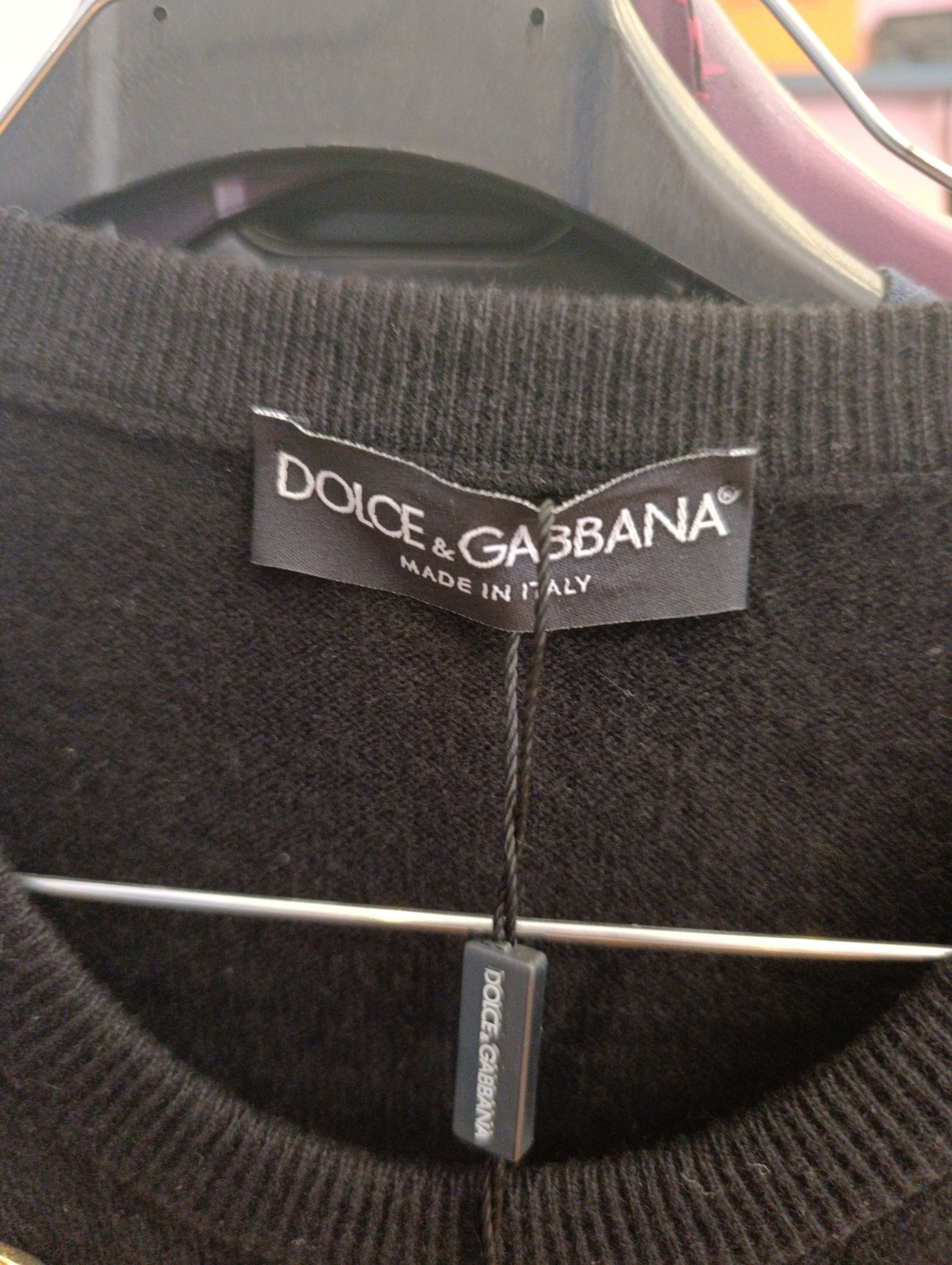 Maglione cashmere 'Amore' Dolce&Gabbana tg 48 ridotta