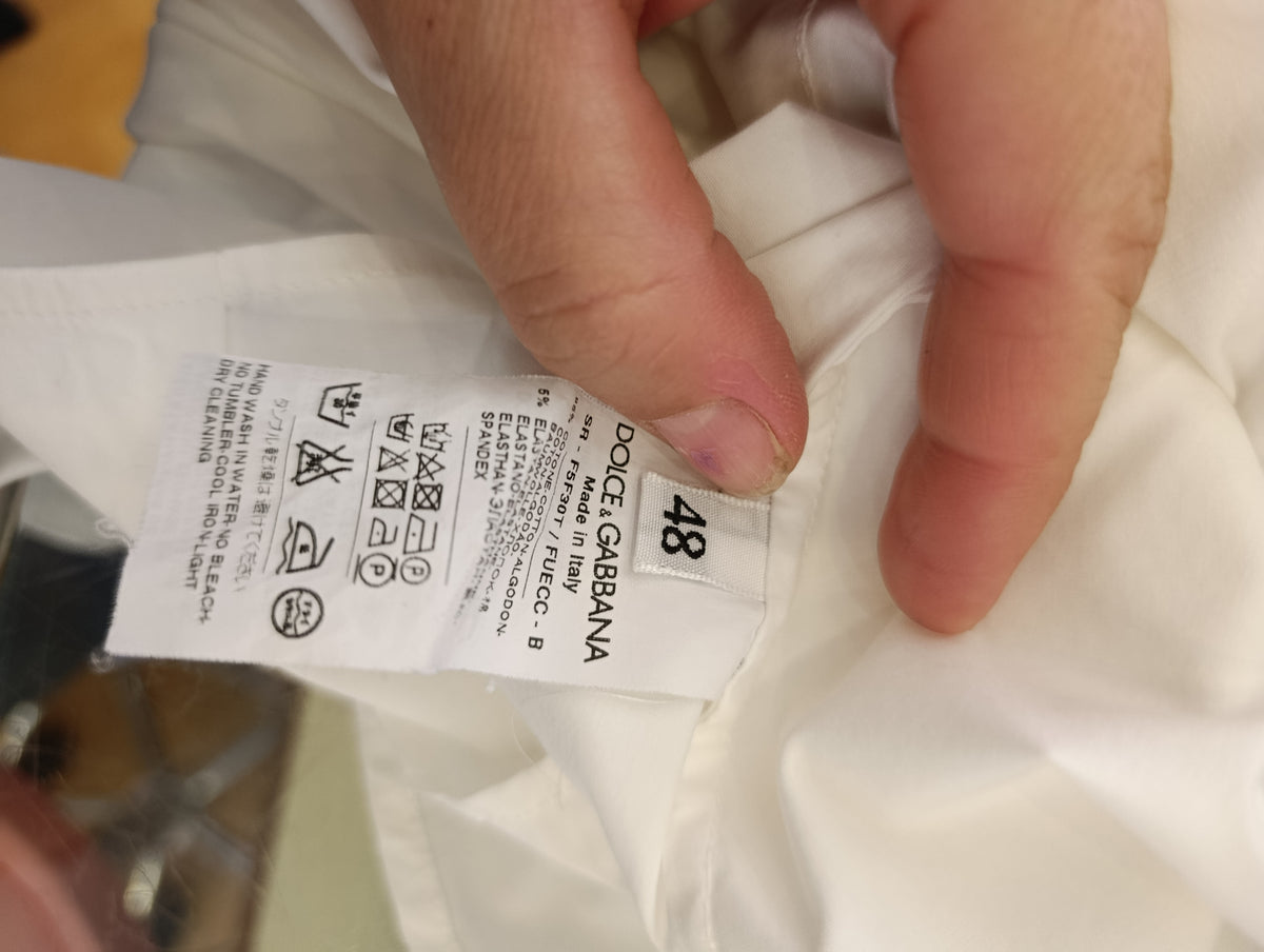 Camicia classica Dolce Gabbana tg 48 ridotta
