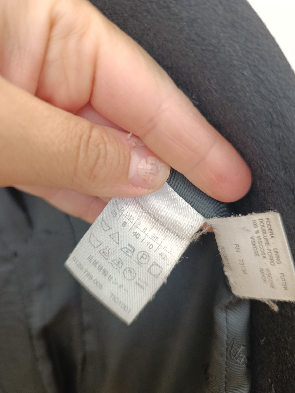 Cappotto MaxMara nero tg 42