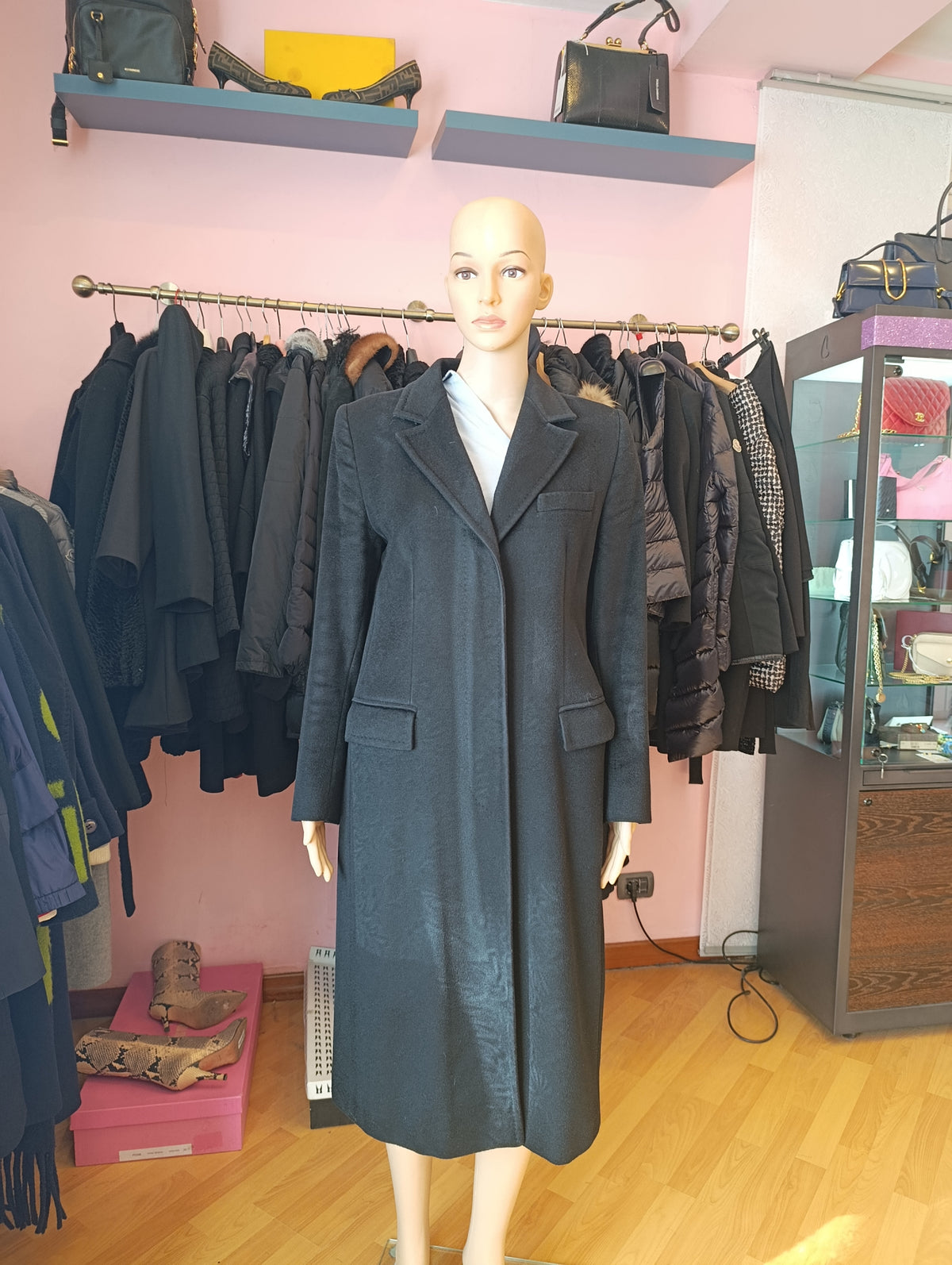 Cappotto MaxMara nero tg 42