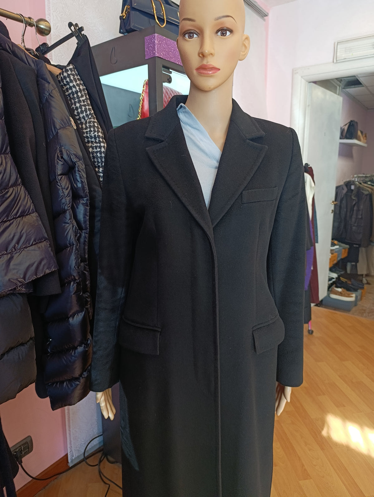 Cappotto MaxMara nero tg 42