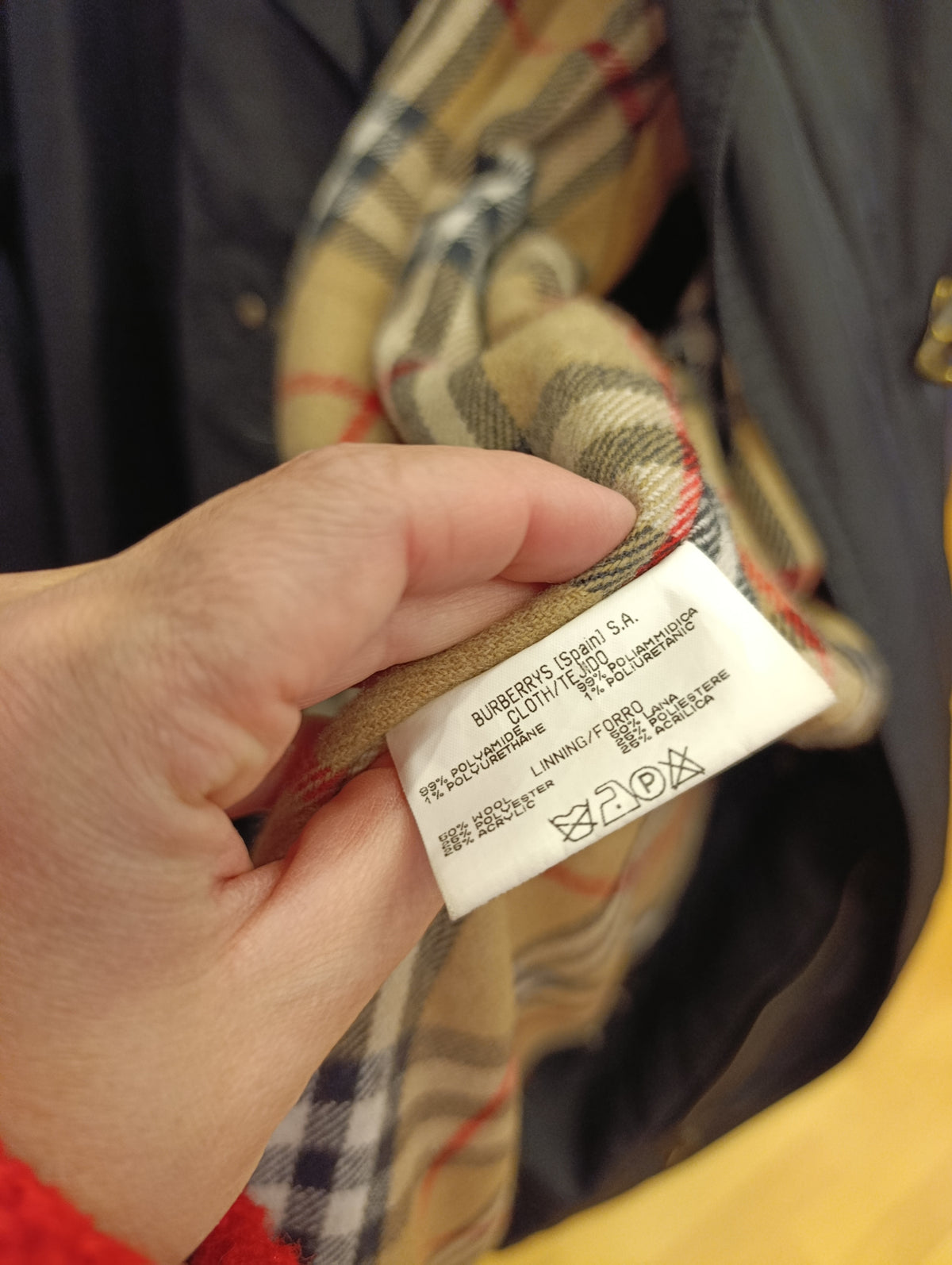 Giaccone Burberry vintage tg 40 over