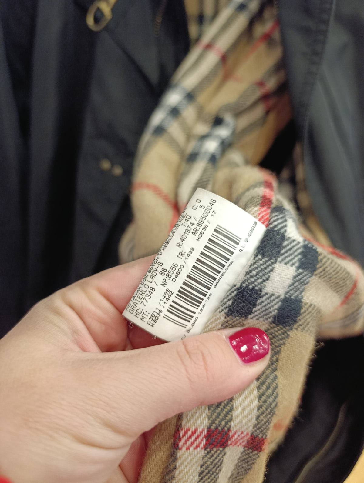 Giaccone Burberry vintage tg 40 over