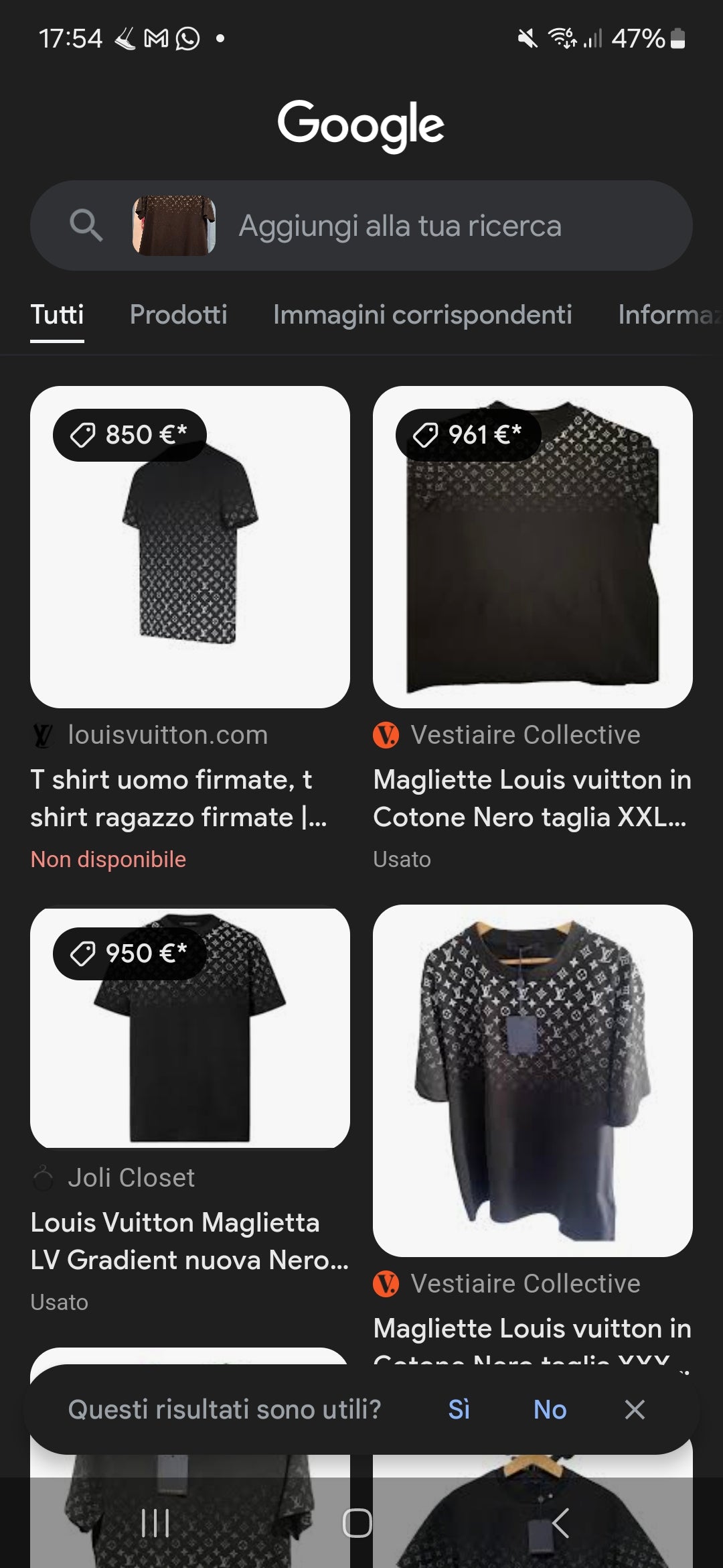 Tshirt Louis Vuitton tg L