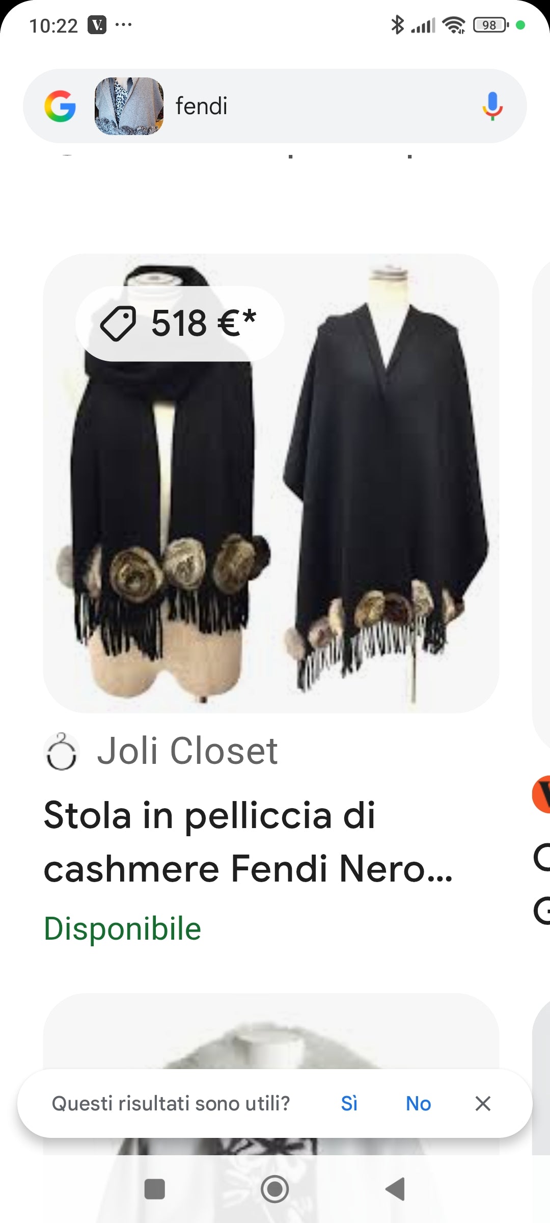 Stola rose cashemere e visone (Fendi ma senza etichetta)