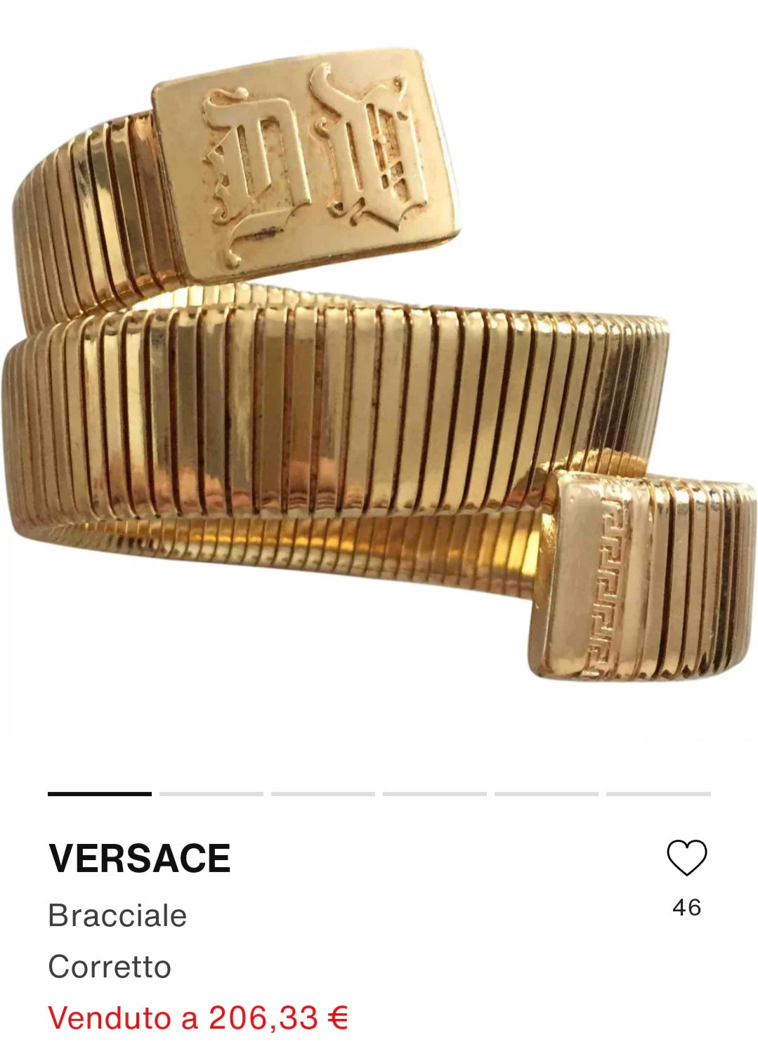 Parure vintage Donatella Versace