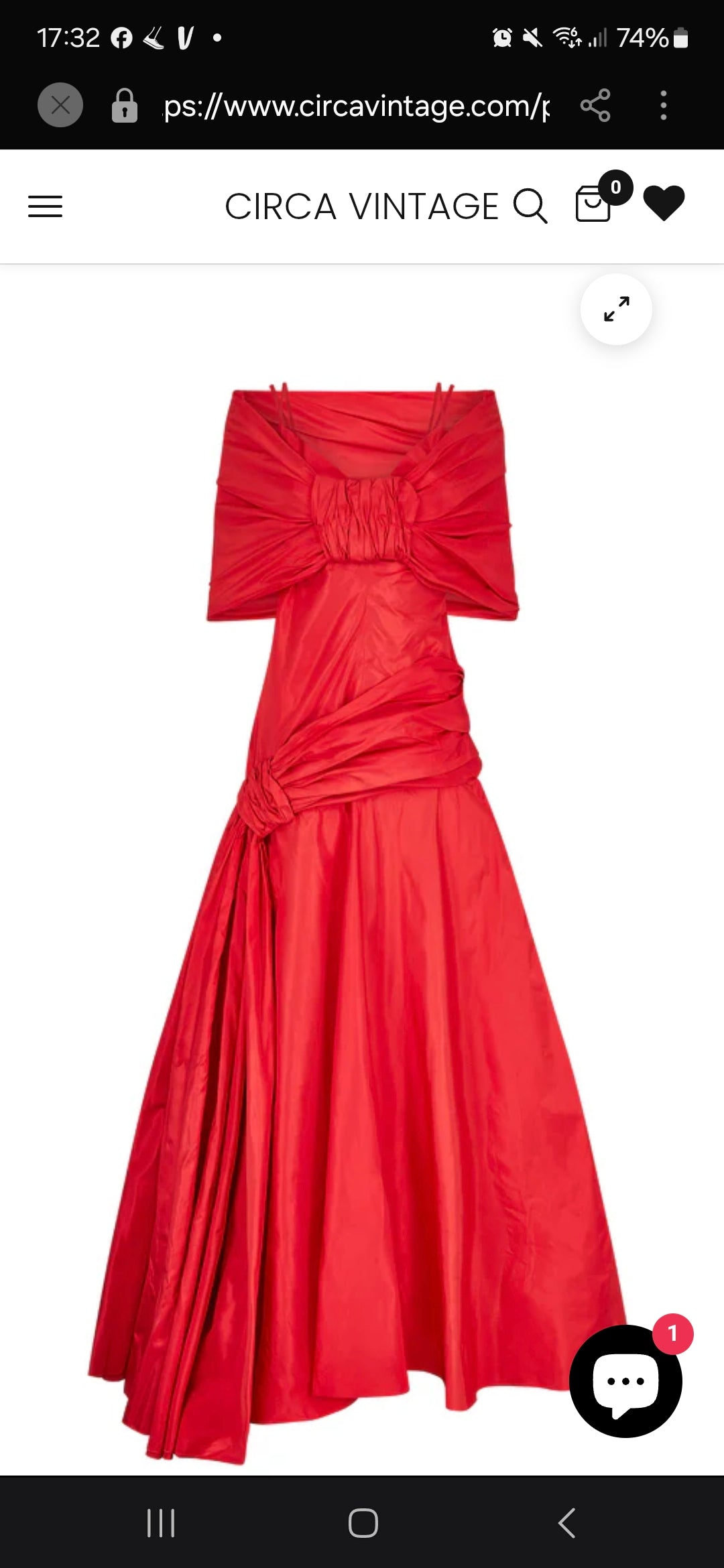 Abito Valentino Garvani sfilata anni 2000 tg 12