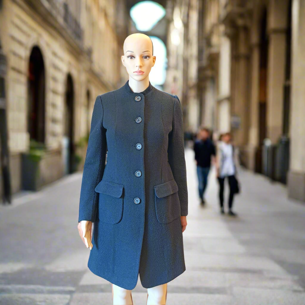 Cappotto Aspesi nero tg 40