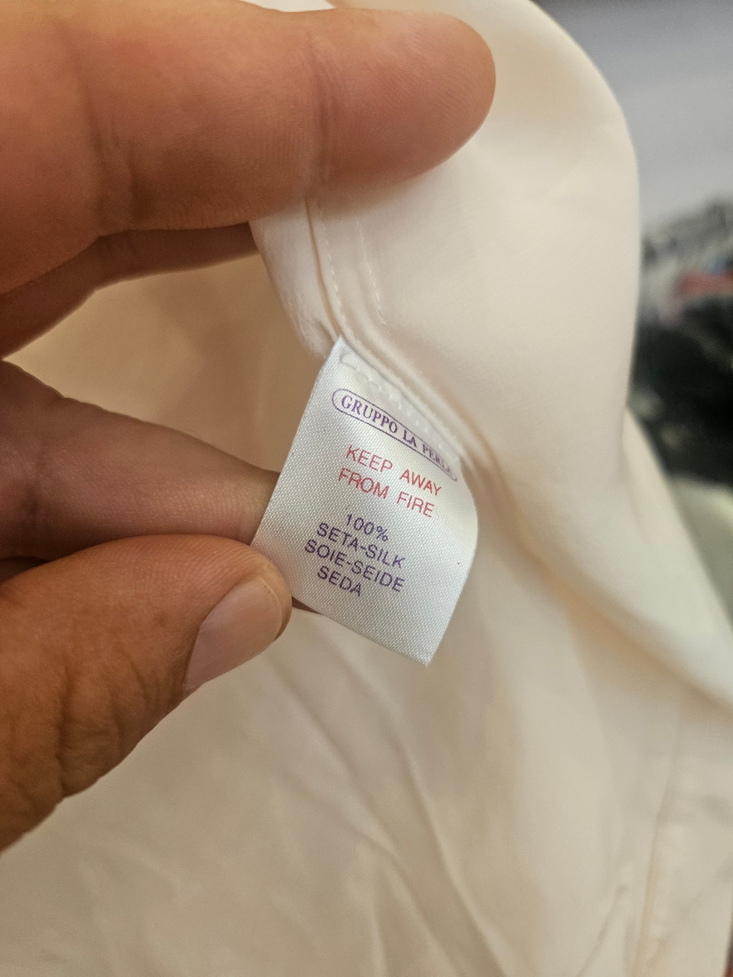 Top La Perla in seta