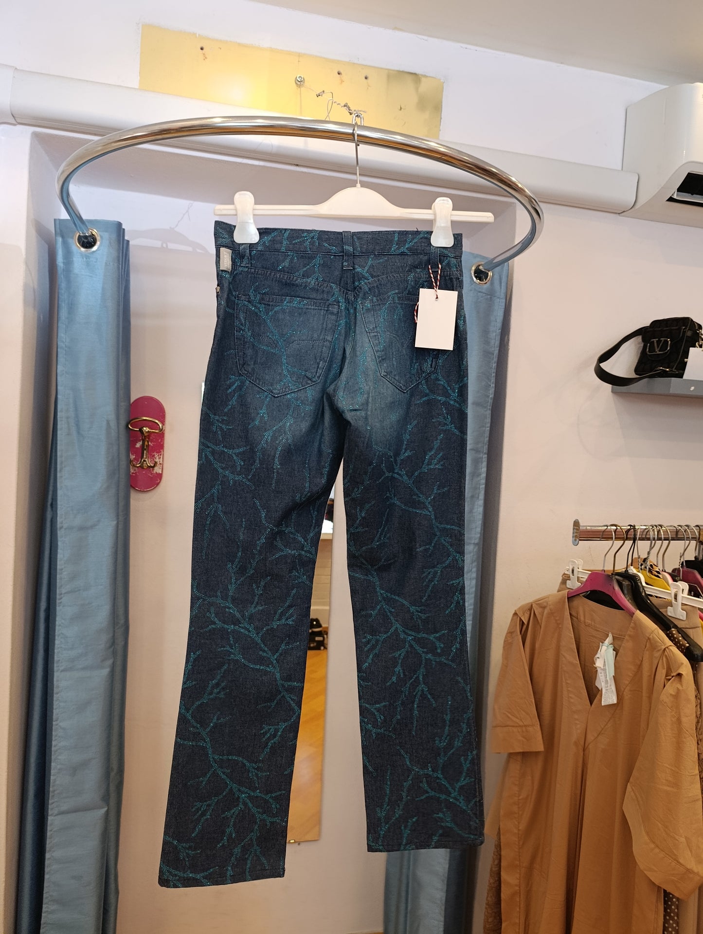 Jeans Versace tg 40 con strass
